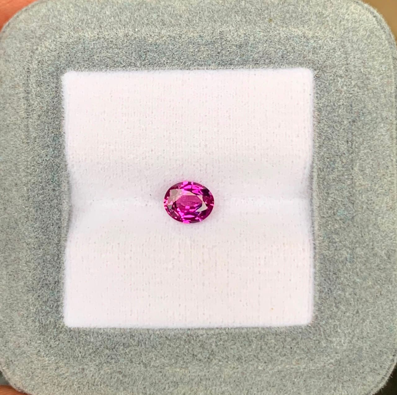 0.84 ct Oval Purple Sapphire