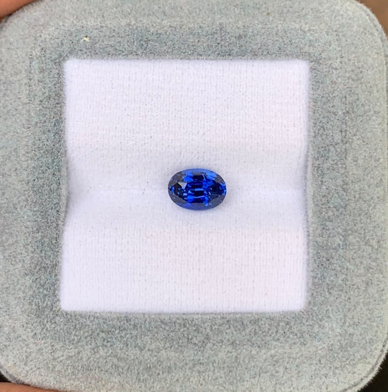1.54ct Oval Blue Sapphire — Sri Lanka, Heated (2)