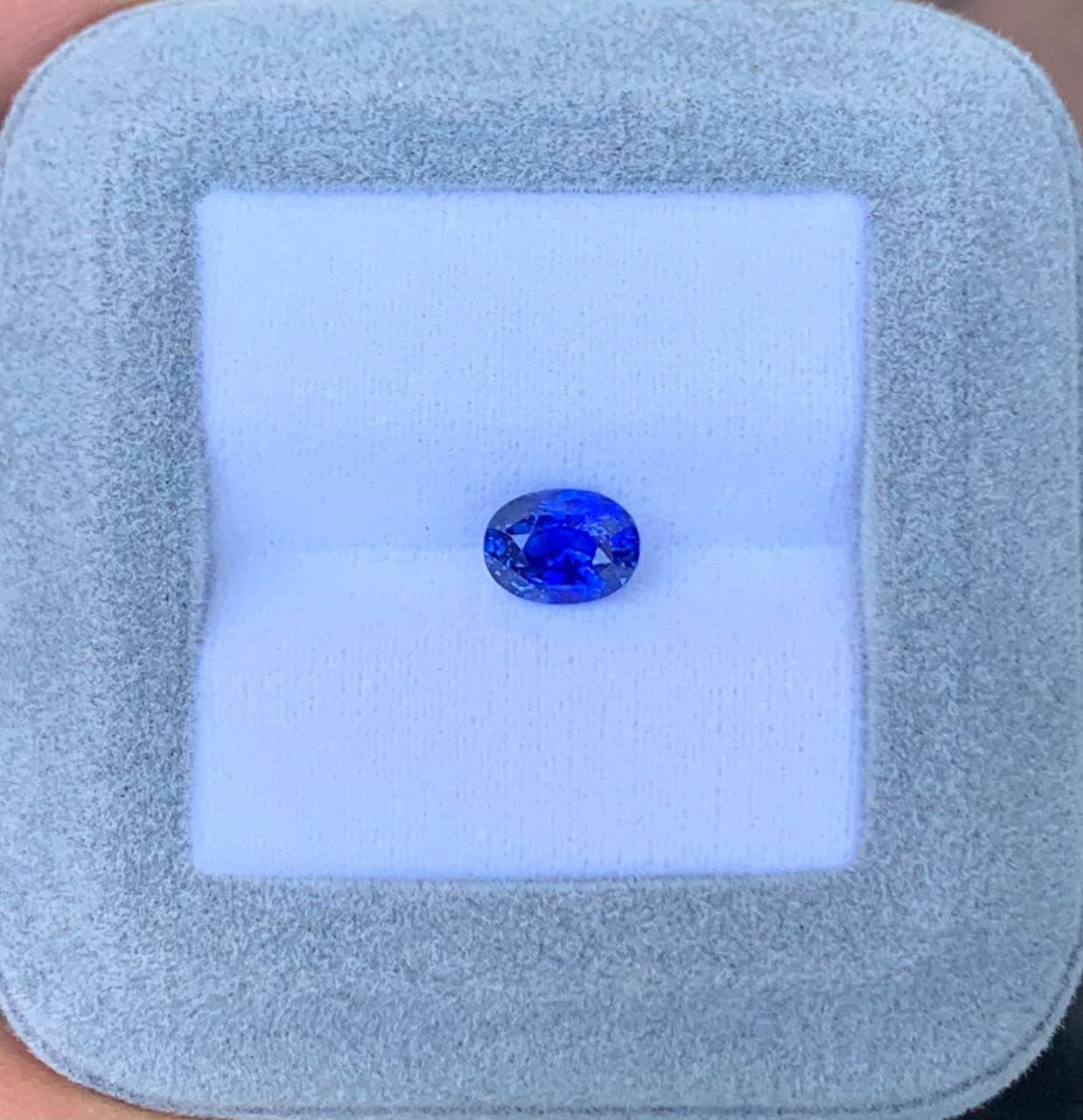 1.54ct Oval Blue Sapphire — Sri Lanka, Heated