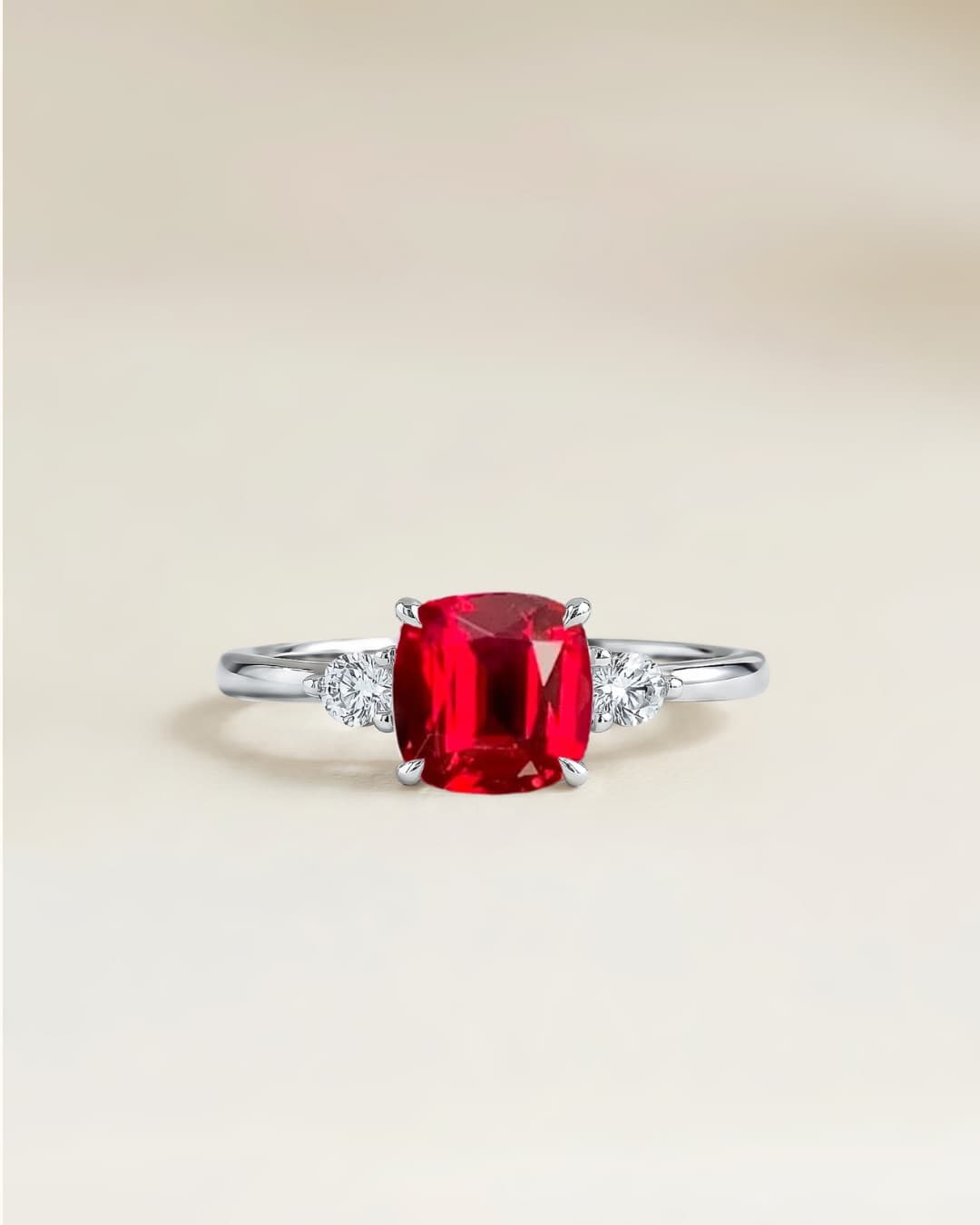 solitaire épaulé de diamants