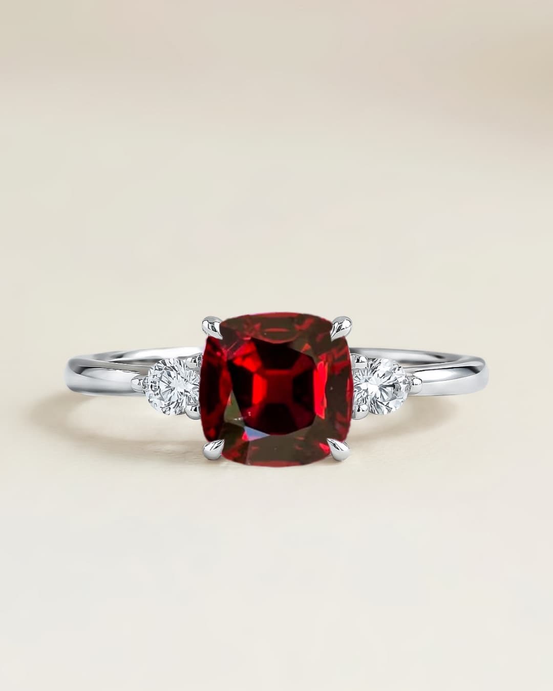 solitaire épaulé de diamants