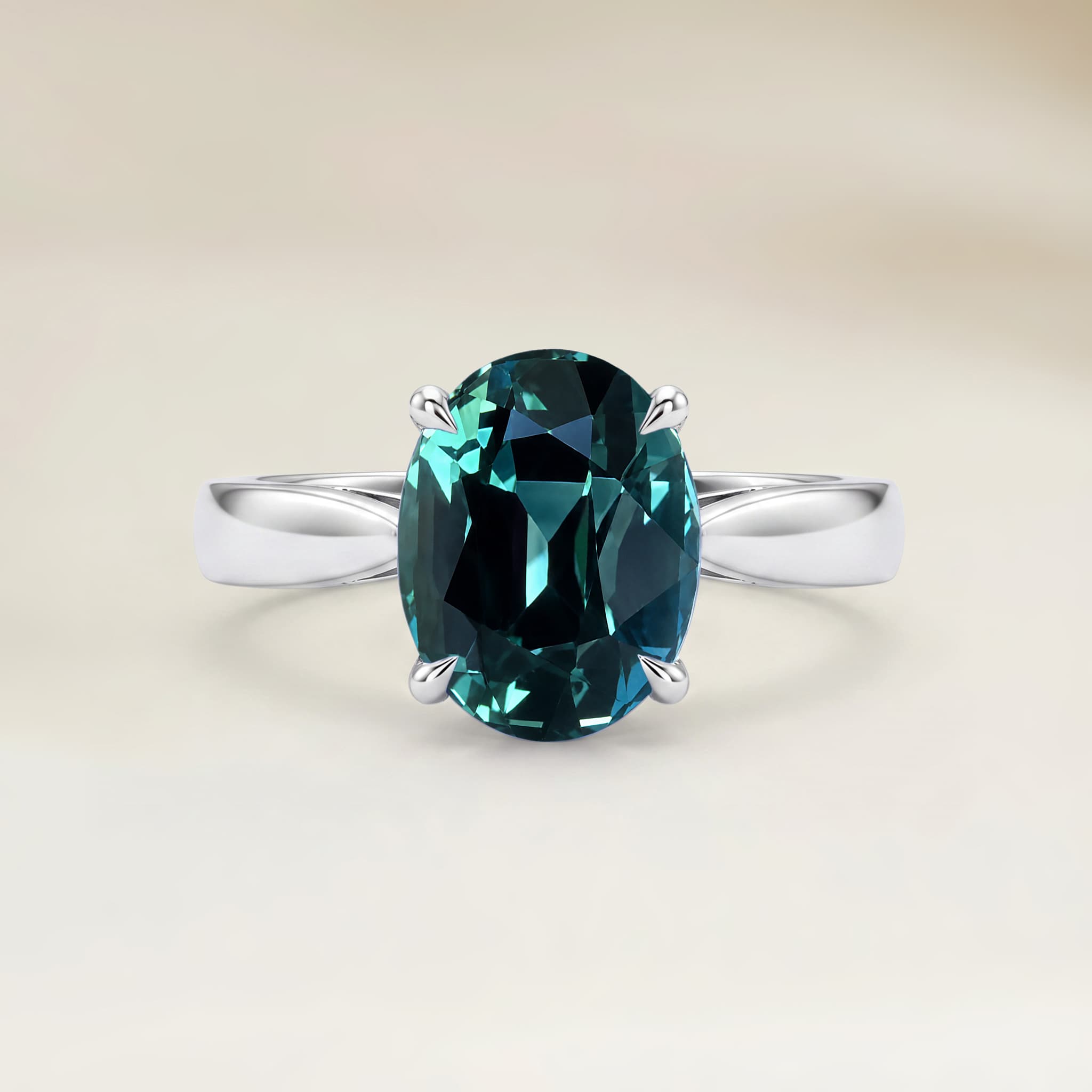 solitaire épaulé de diamants