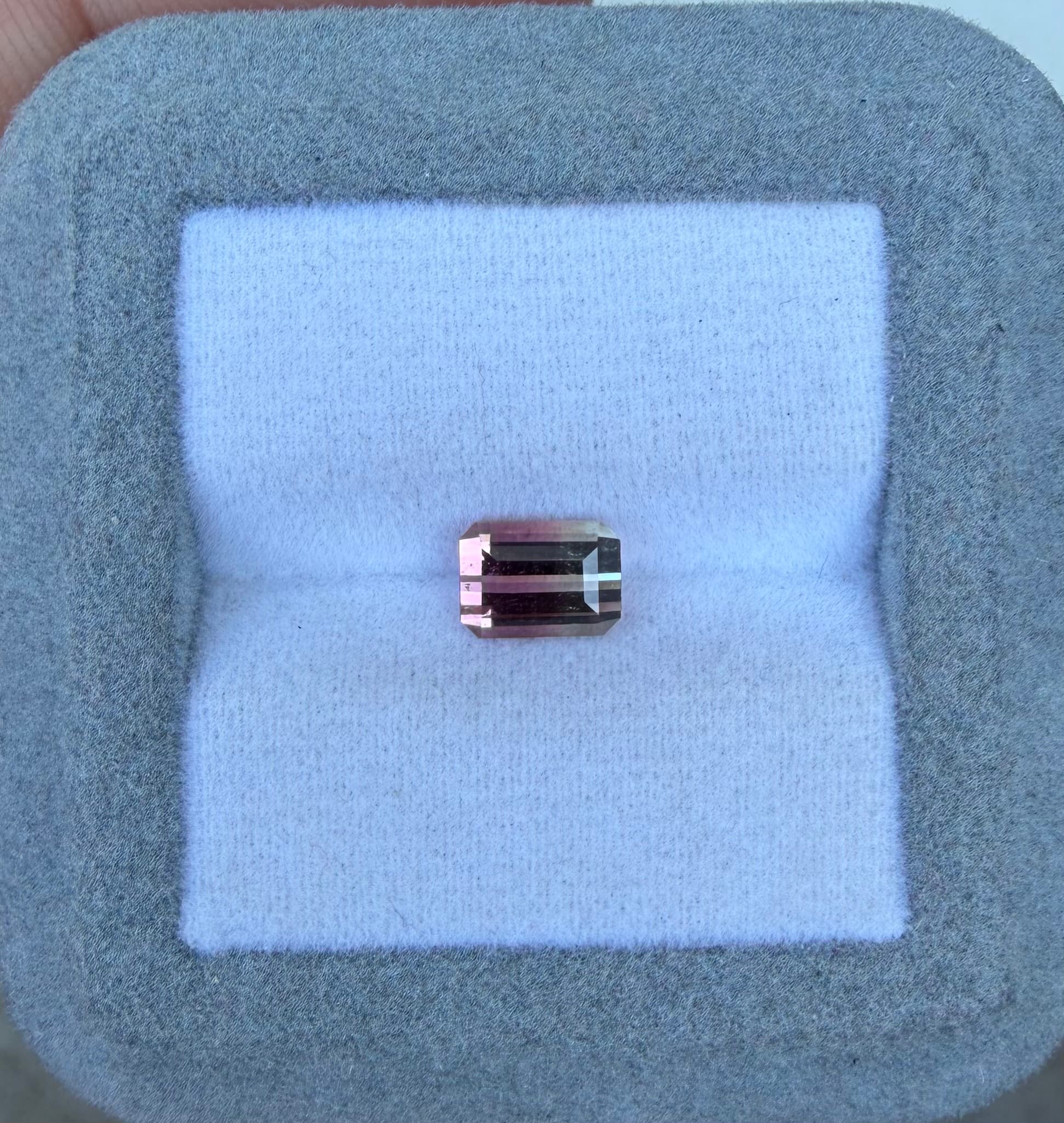 exemple — tourmaline bicolore 1,24 ct