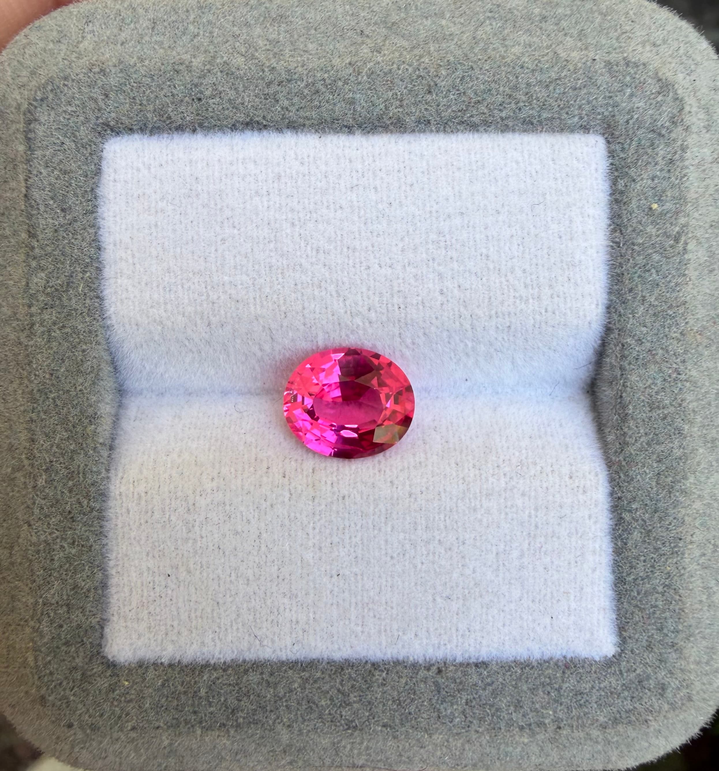 étude — spinelle rectangle 1,71 ct