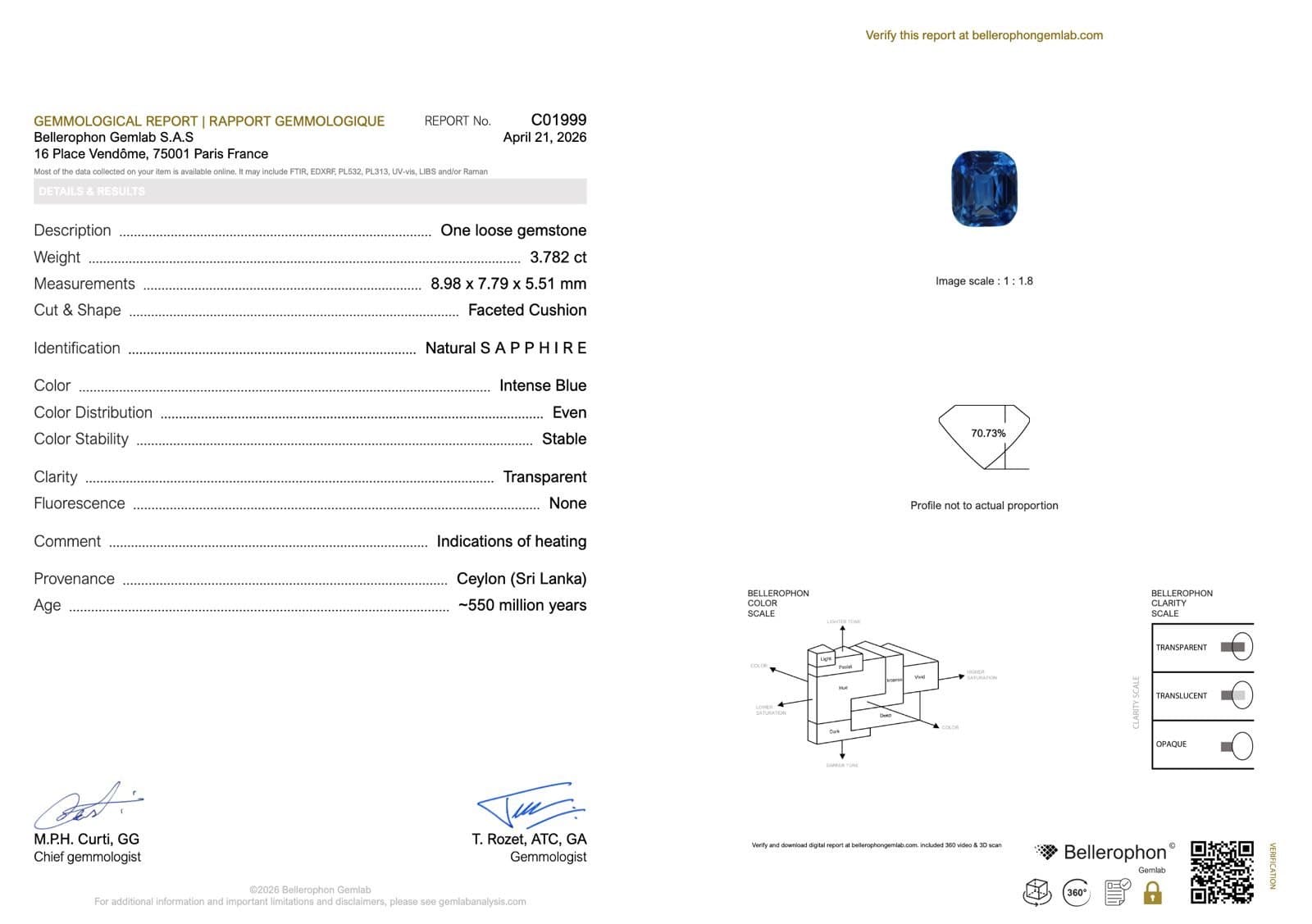 certificat anonymisé + annotations