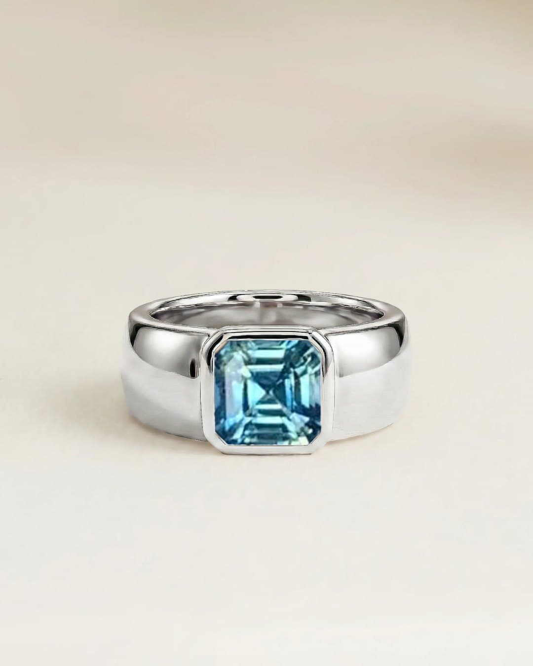 réalisation — saphir bicolore, 1,65 ct