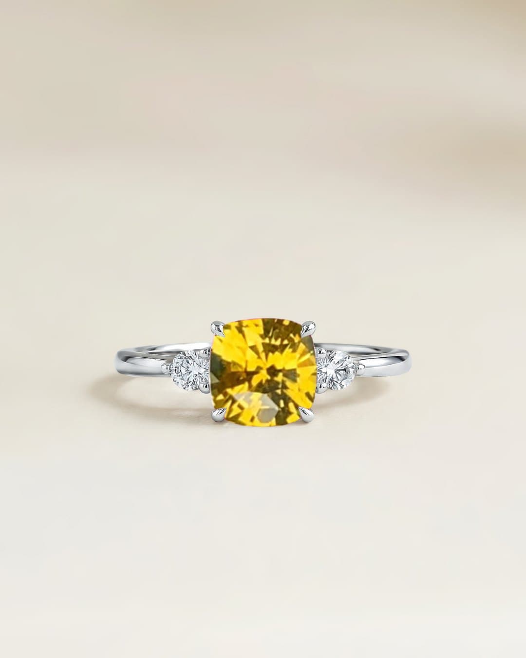 réalisation — saphir jaune, 1,56 ct