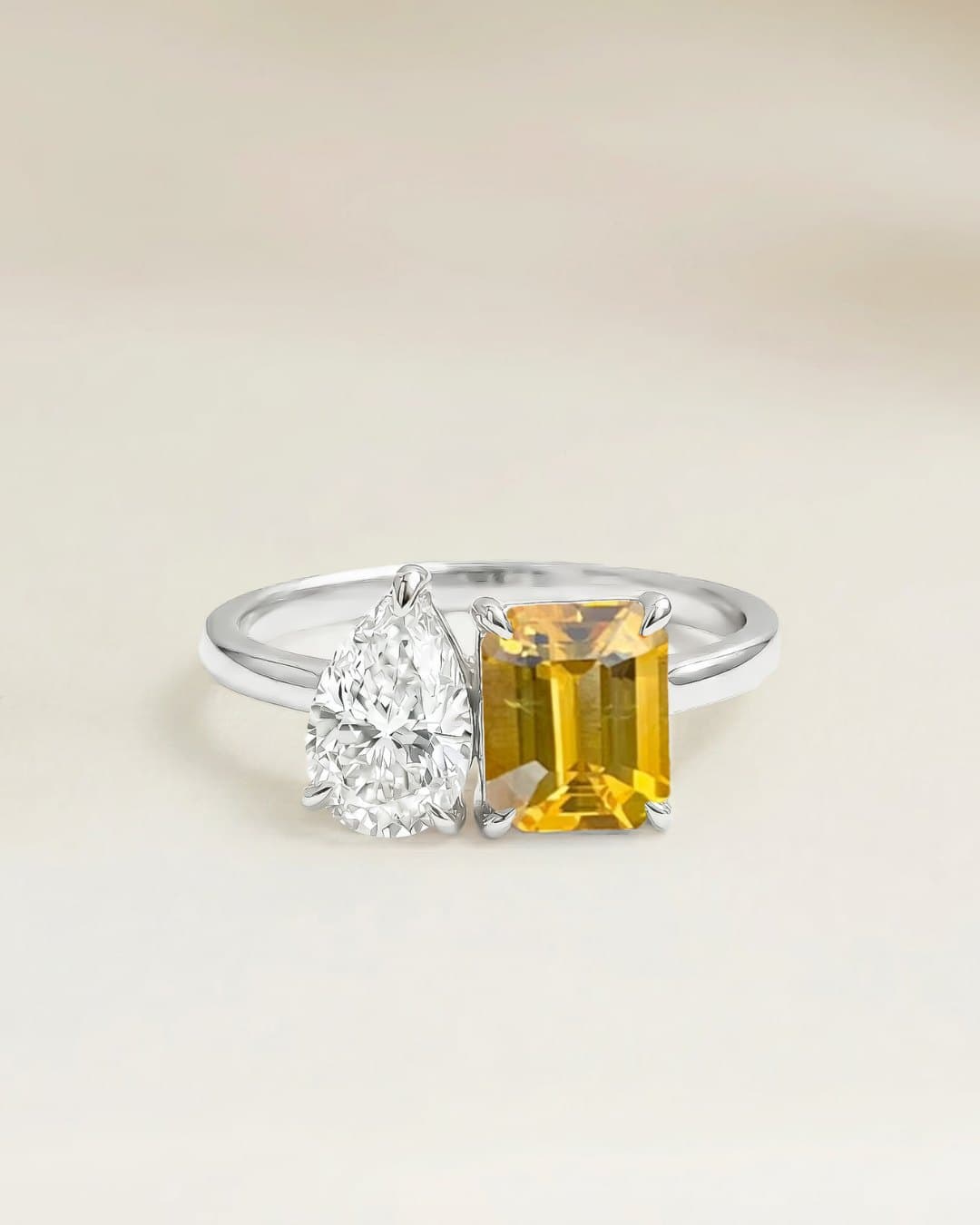 réalisation — saphir jaune, 1,65 ct