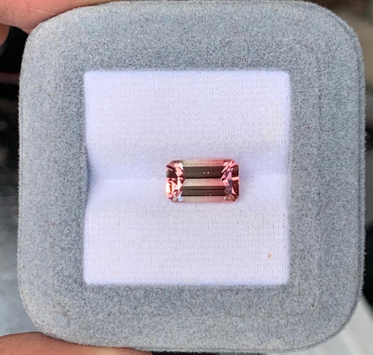exemple — tourmaline bicolore 3,23 ct