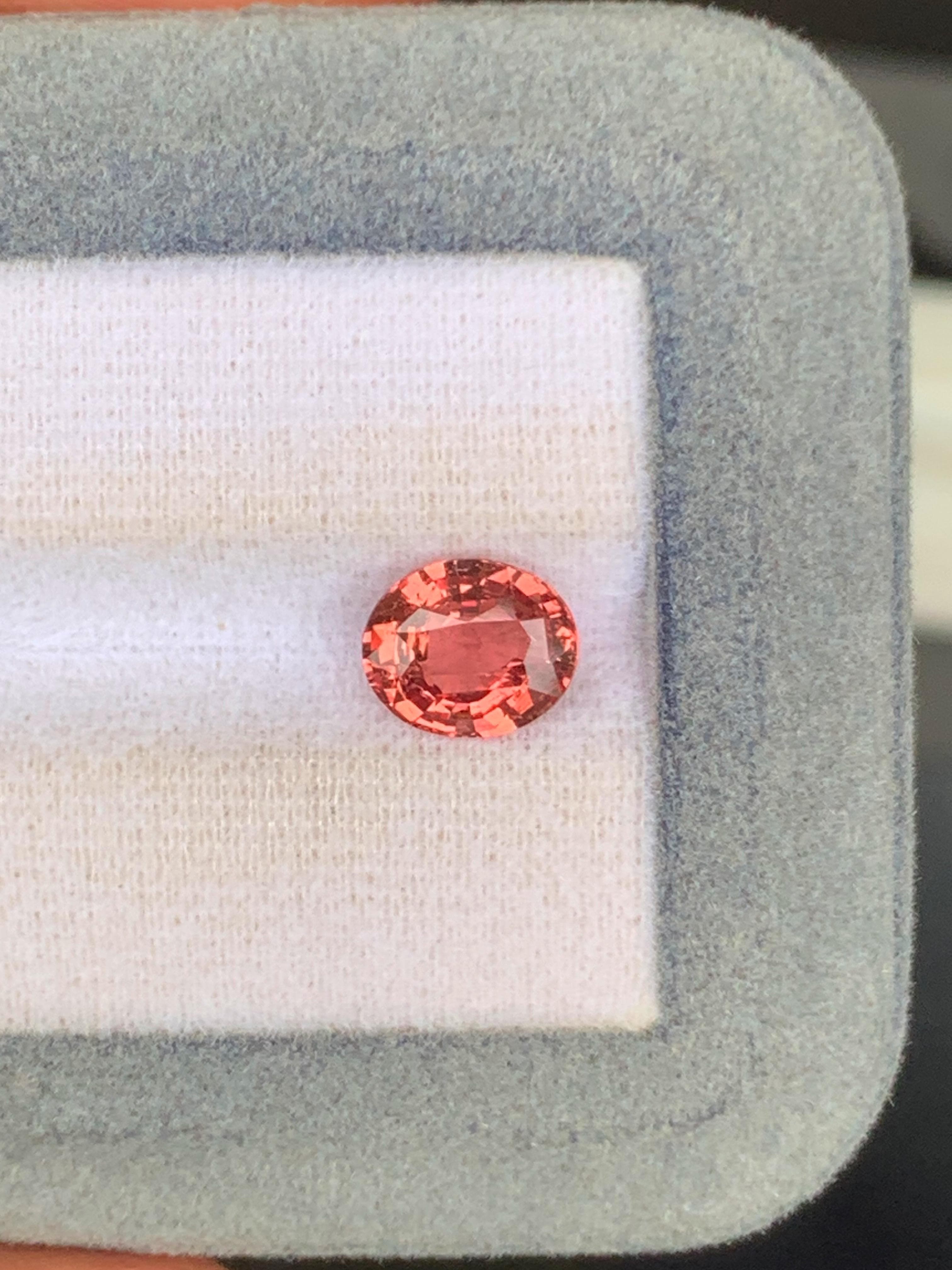 étude — padparadscha 2,52 ct