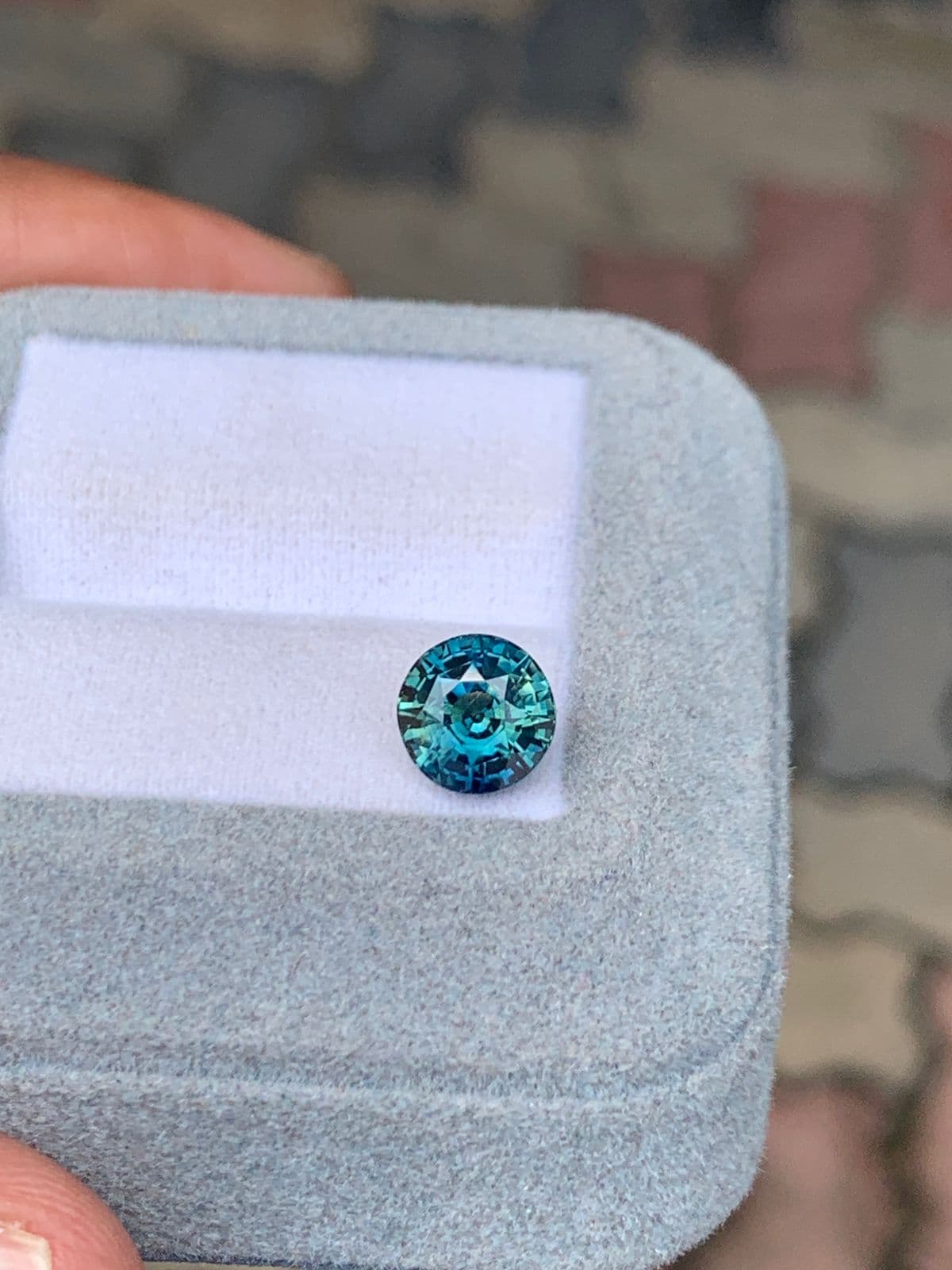étude — teal bicolore 2,88 ct