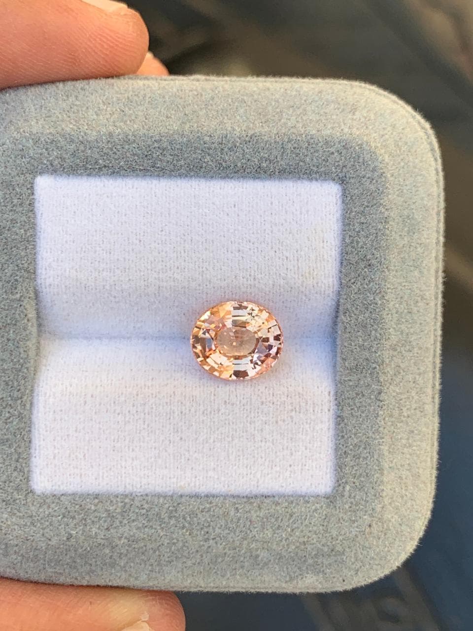 exemple — padparadscha 3,2 ct