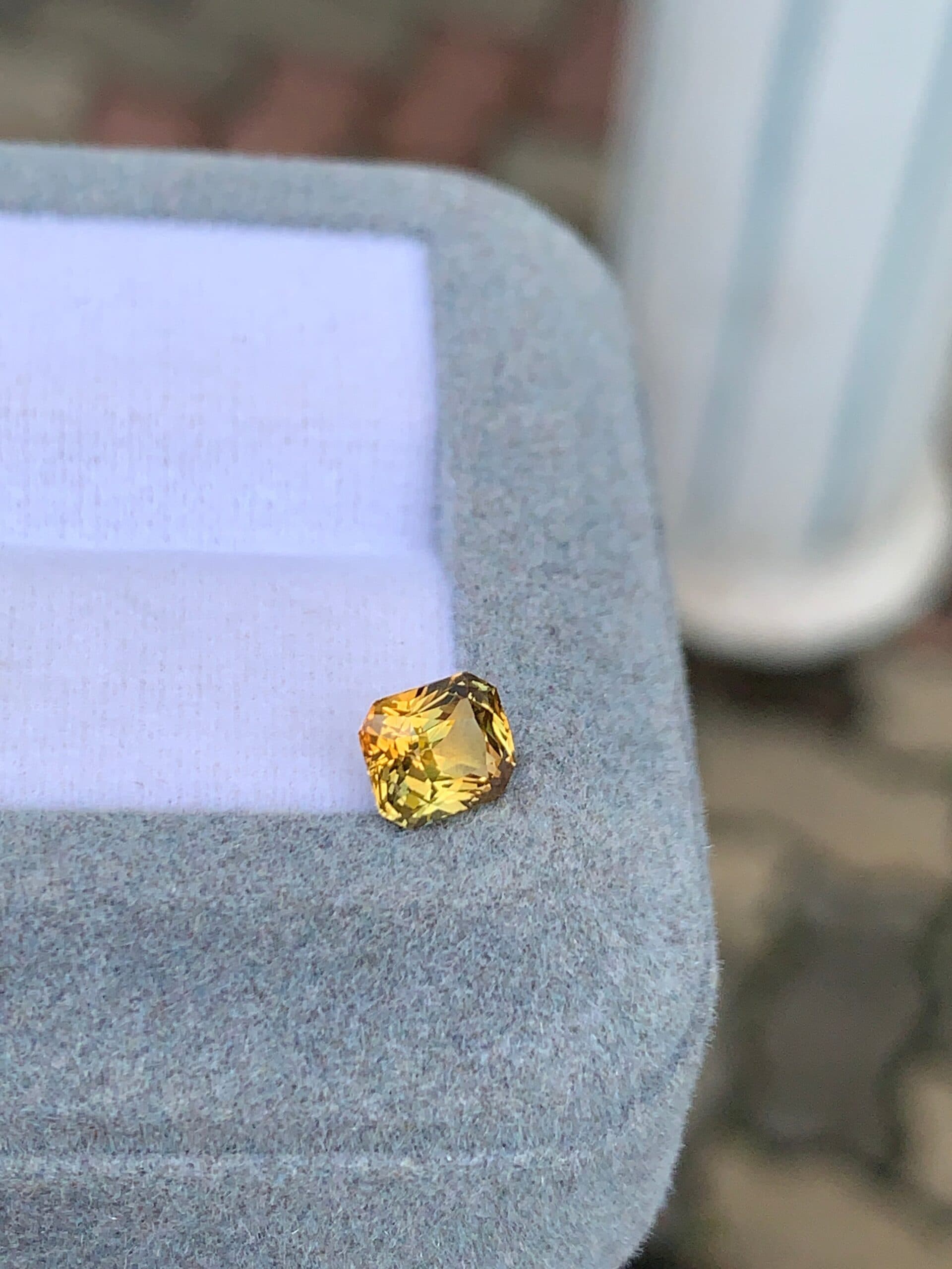 Saphir Bicolore Rectangle de 1,10ct