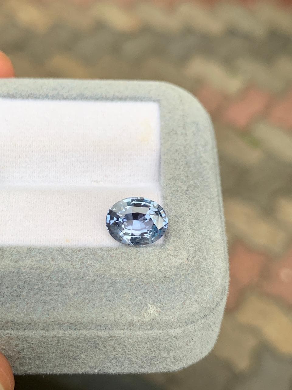 Ovaler Saphir von 2,62 ct