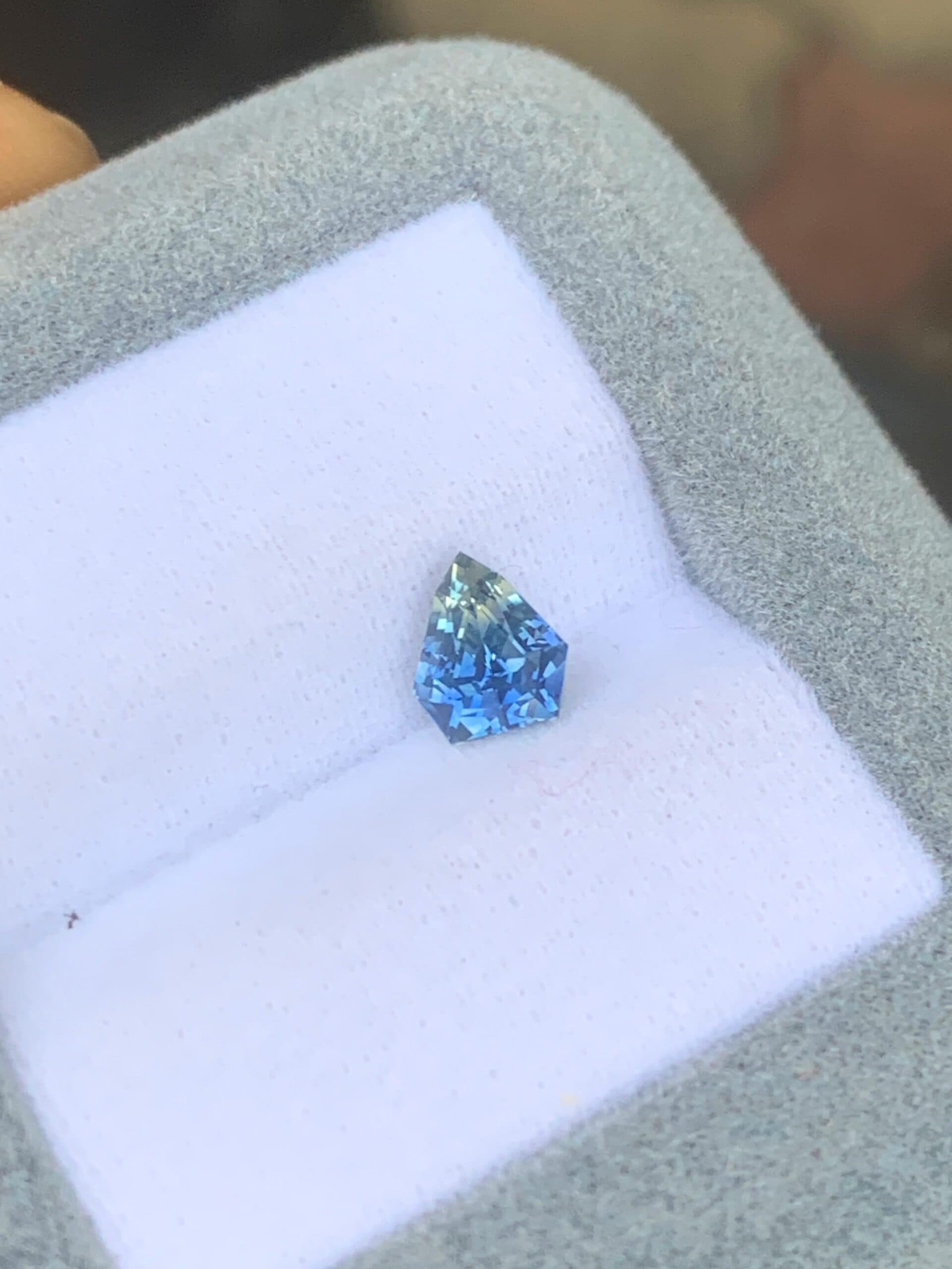 Zafiro Bicolor Fantasía de 1,15ct — Sri Lanka