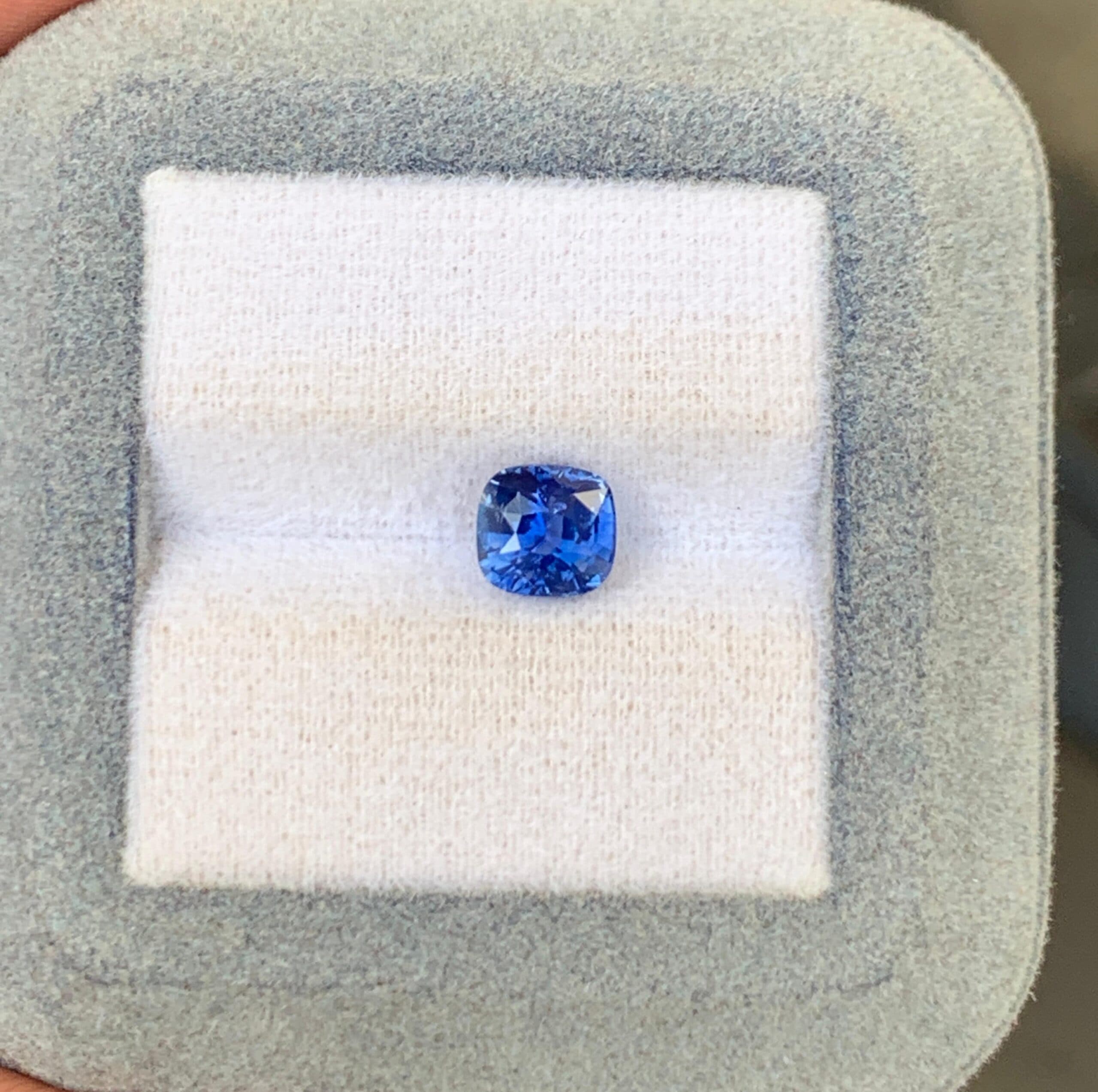 Blue Sapphire Cushion 1.52ct