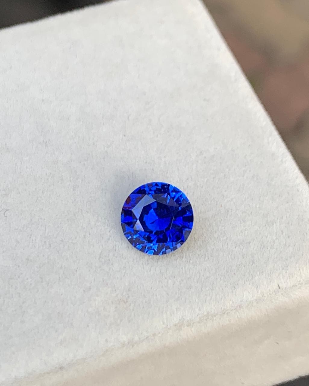Blauer Saphir Rund 2,52 ct — Sri Lanka