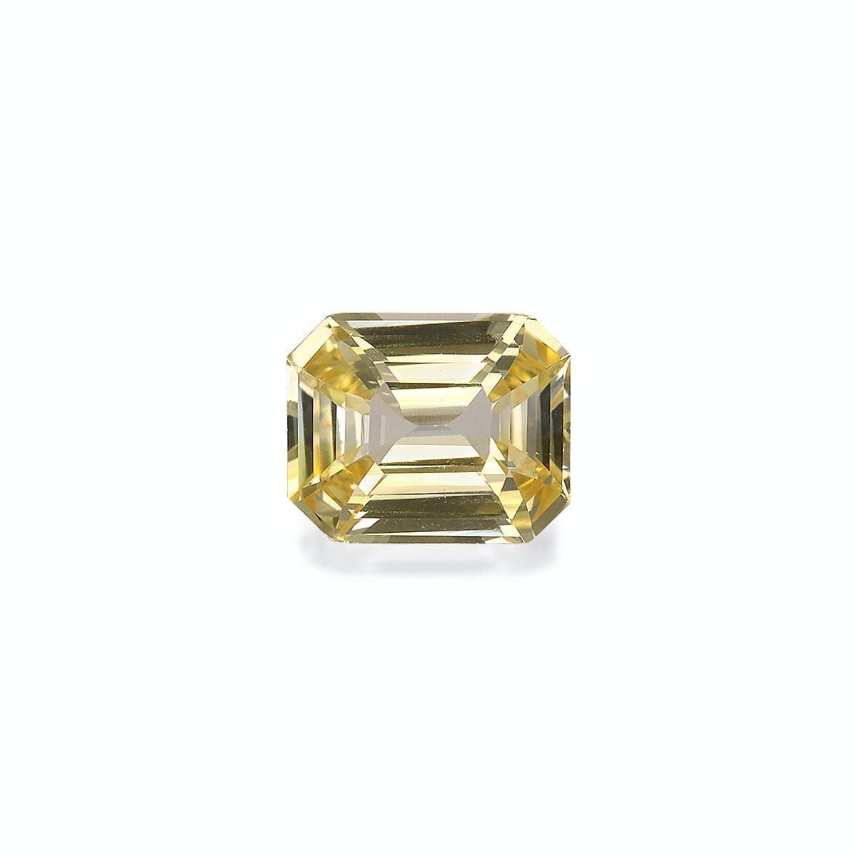 Saphir Jaune Rectangle de 3,06ct