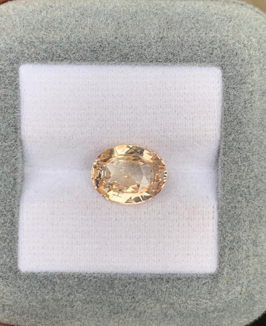 Zafiro Padparadscha Ovalado de 5ct
