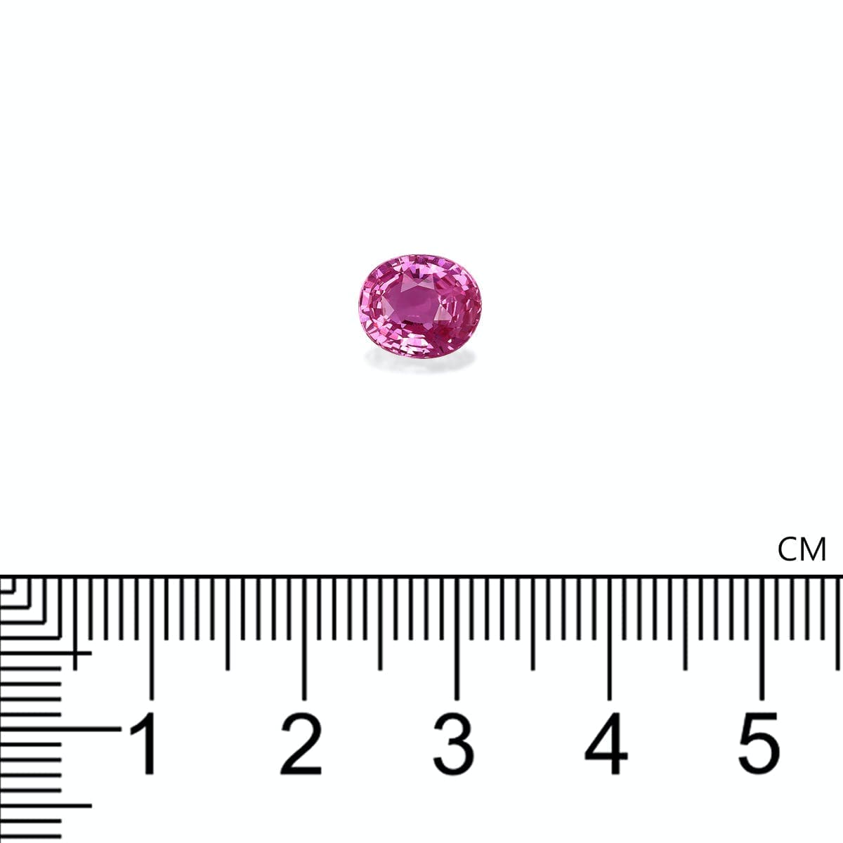 Safira Rosa Oval de 2,08ct