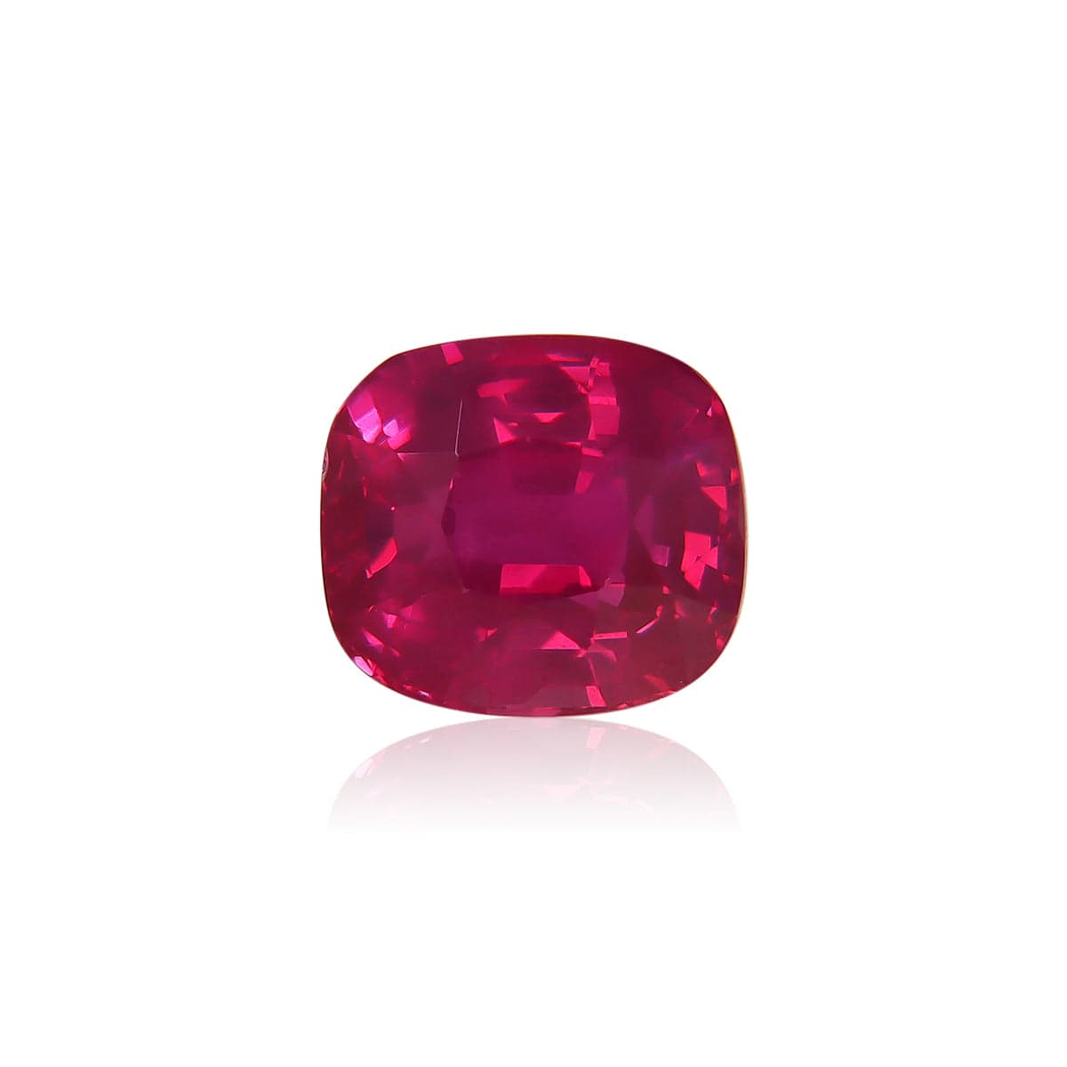 Saphir Rose Coussin de 3,02ct