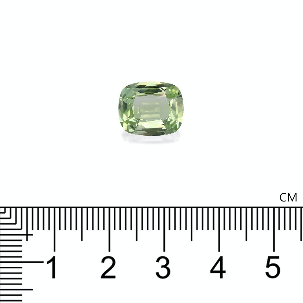 Tourmaline Verte Coussin de 4,57ct