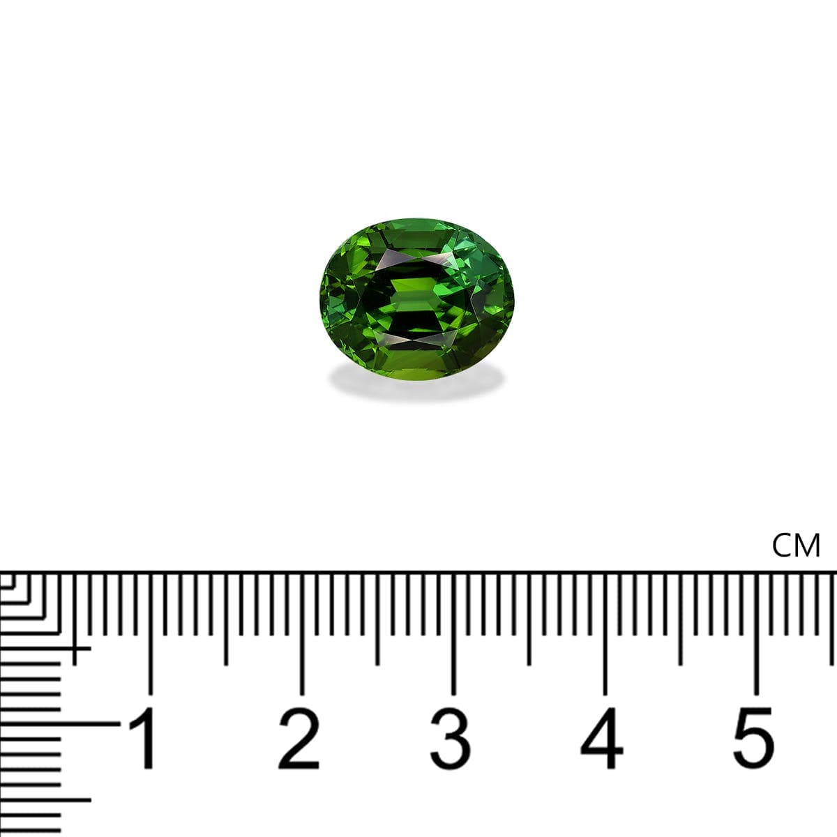 Turmalina Verde Ovalada de 7,65 ct