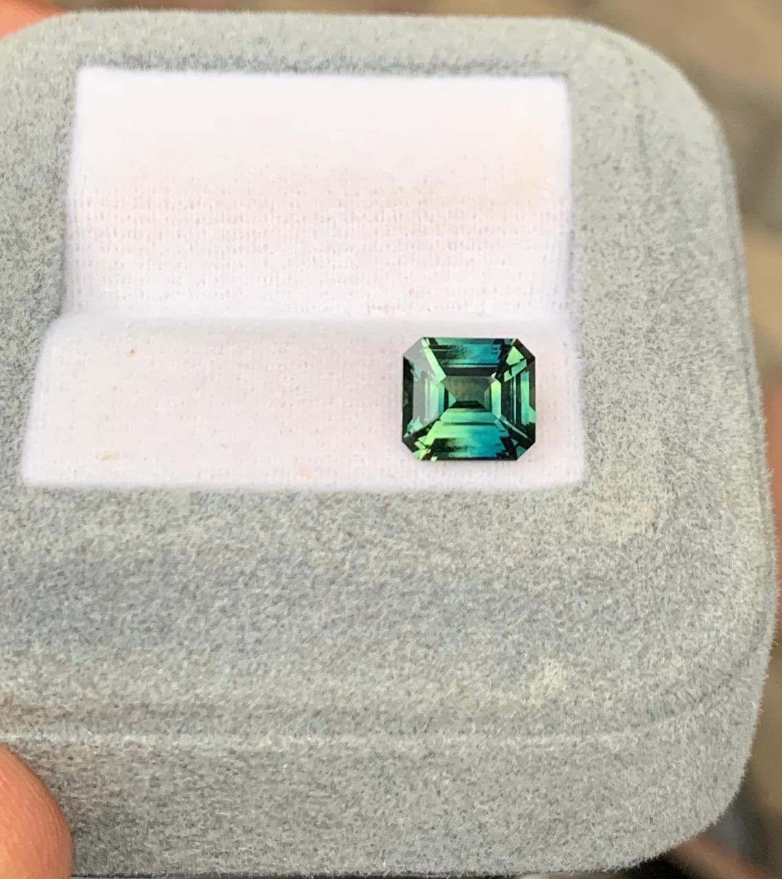 Saphir Teal Rectangle