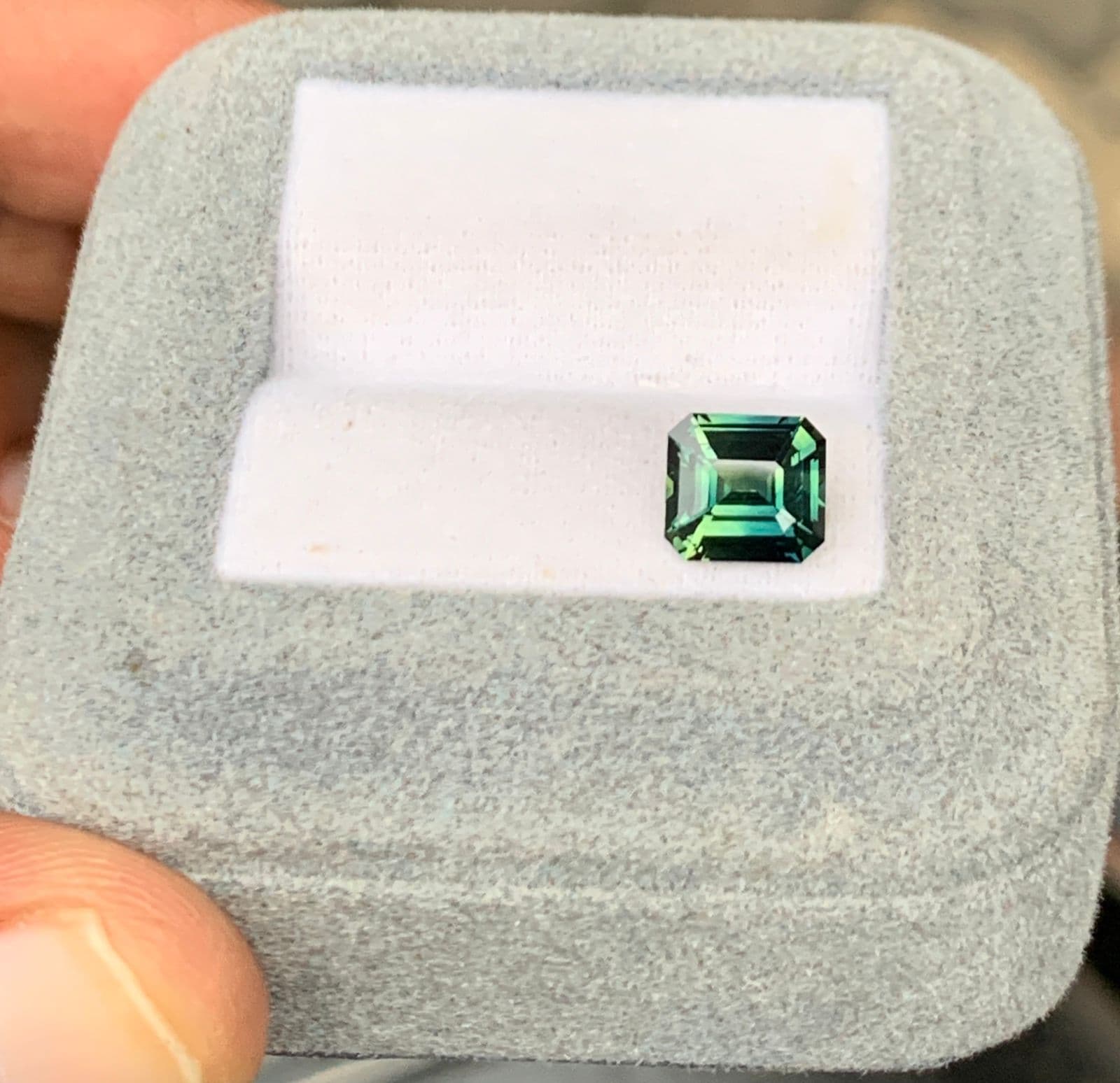 Saphir Teal Rectangle