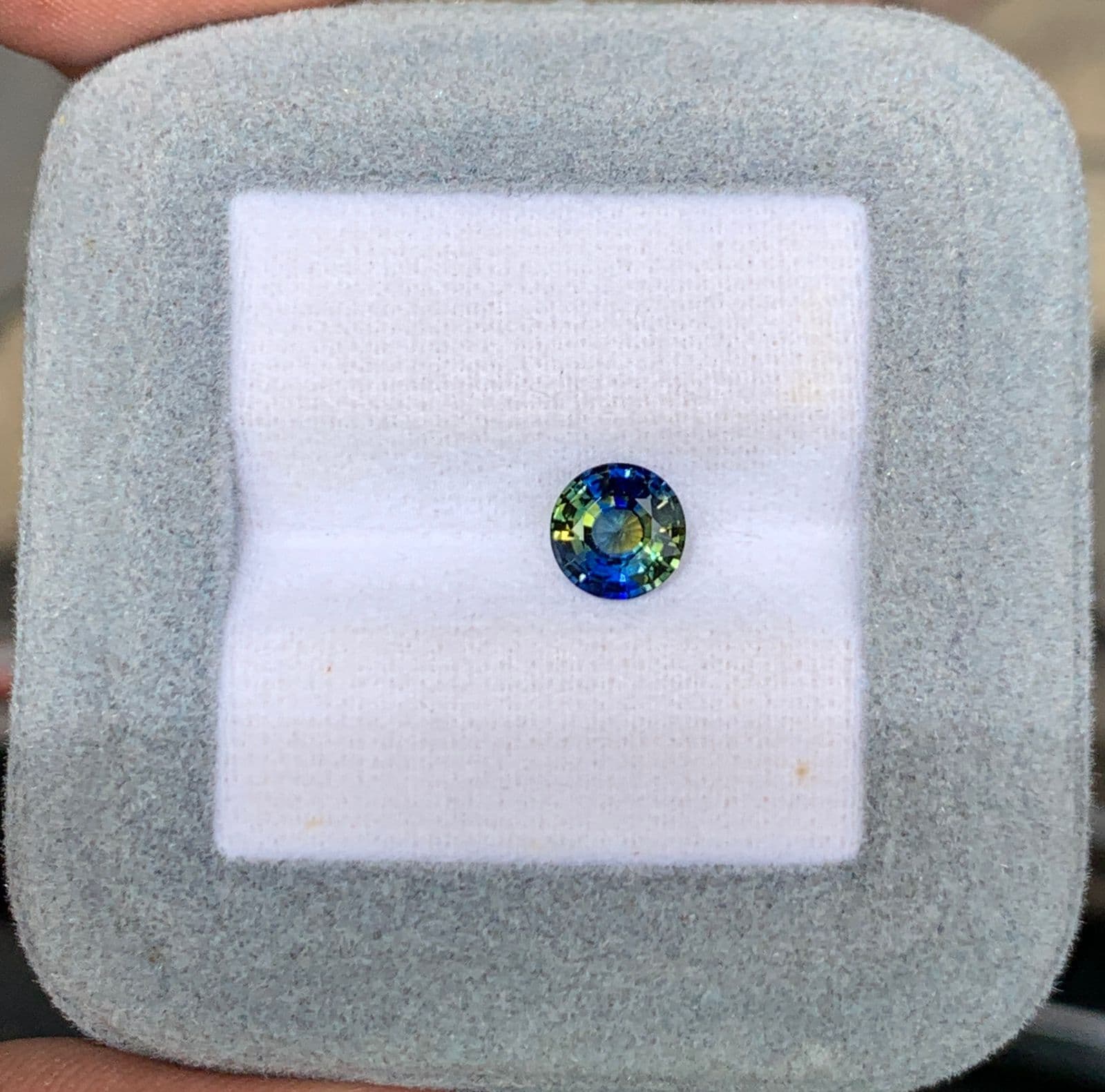 Saphir Bicolore Rond de 1,42ct