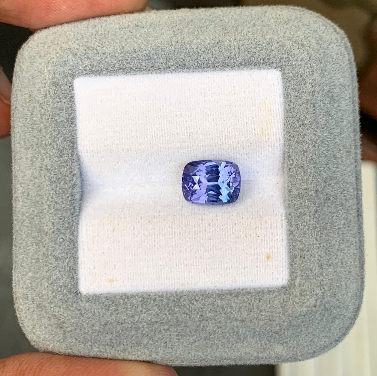 Blue Sapphire Cushion 3.51ct — Sri Lanka