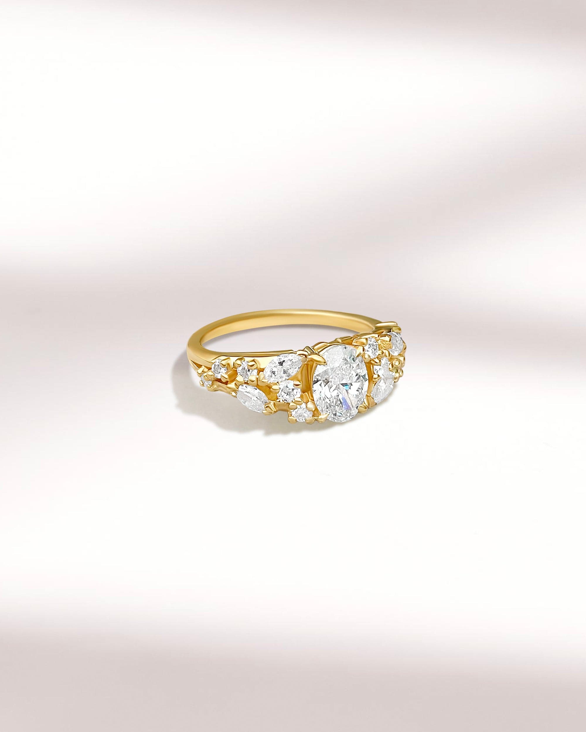Bague de fiançailles avec diamants