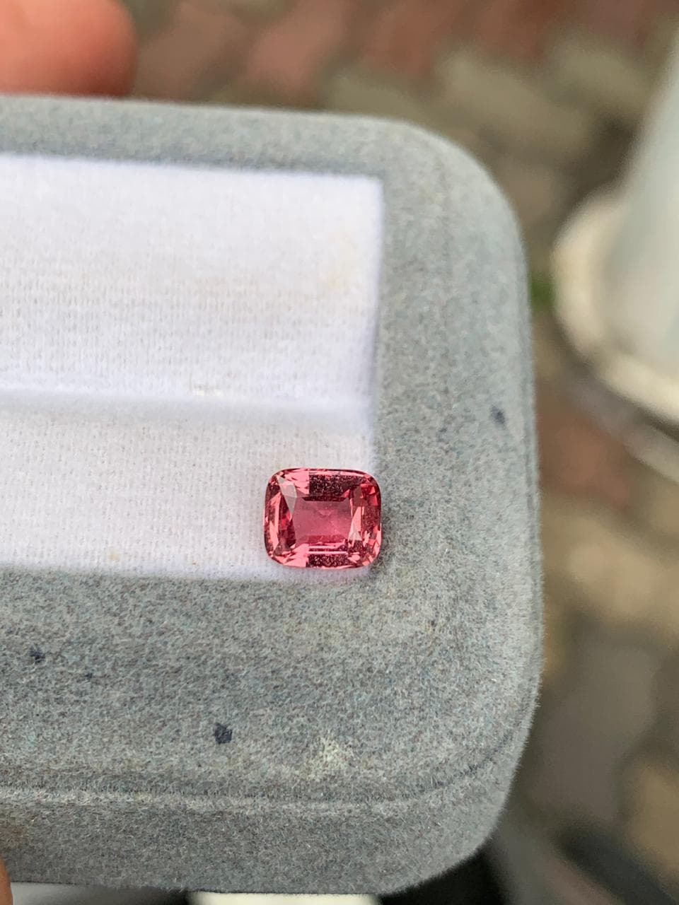 Padparadscha-Saphir Kissen 1,51 ct