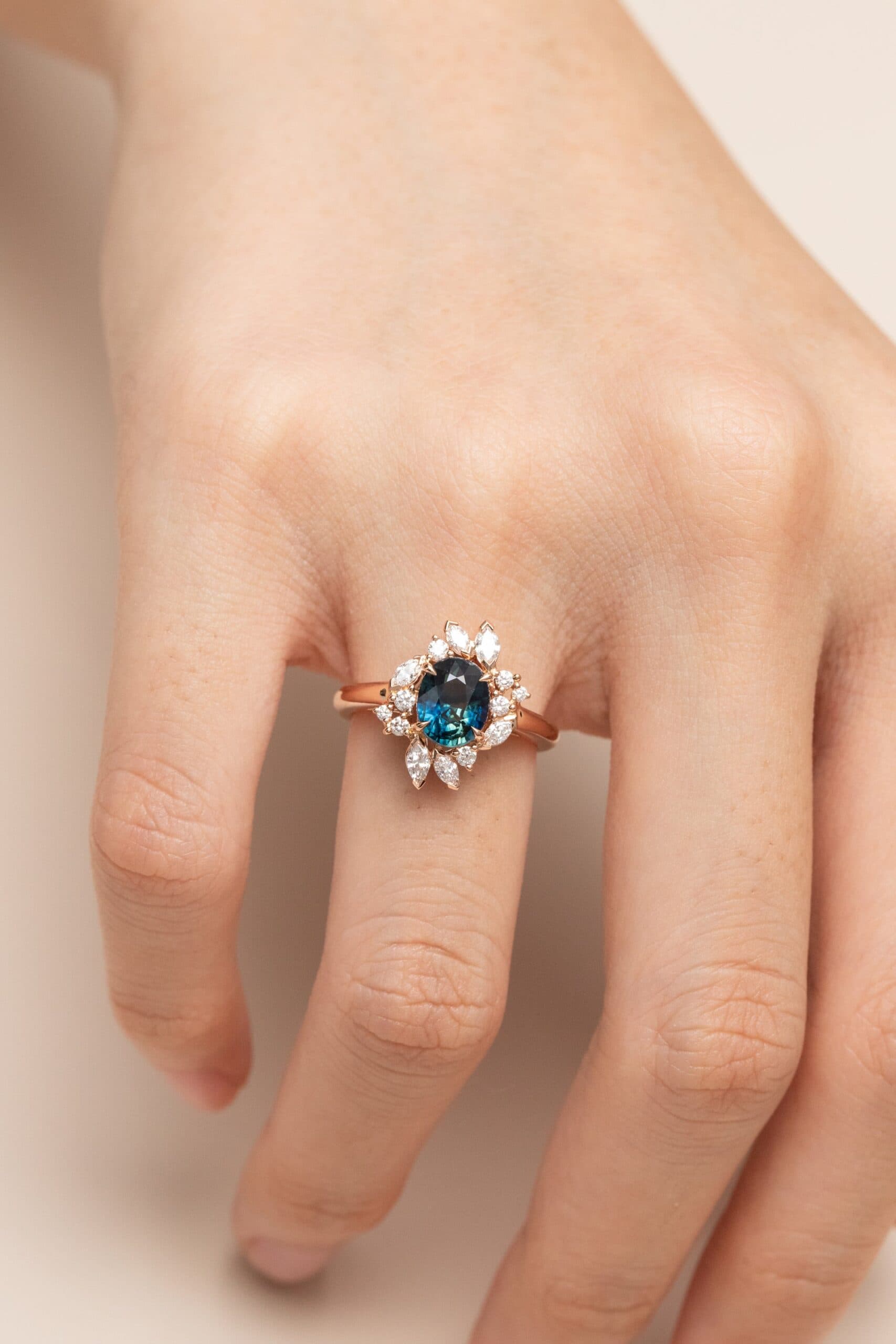 marguerite marquise teal