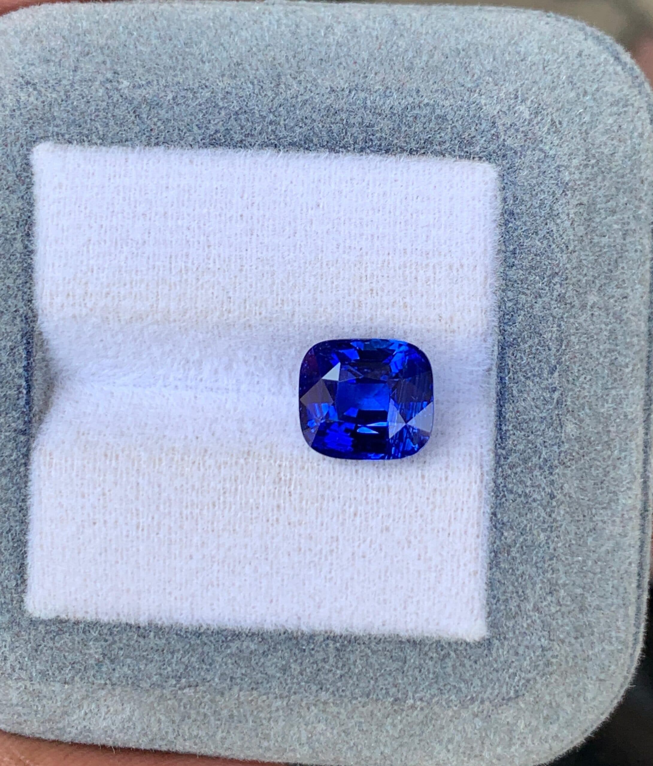 Blauer Saphir Kissen 5ct — Sri Lanka