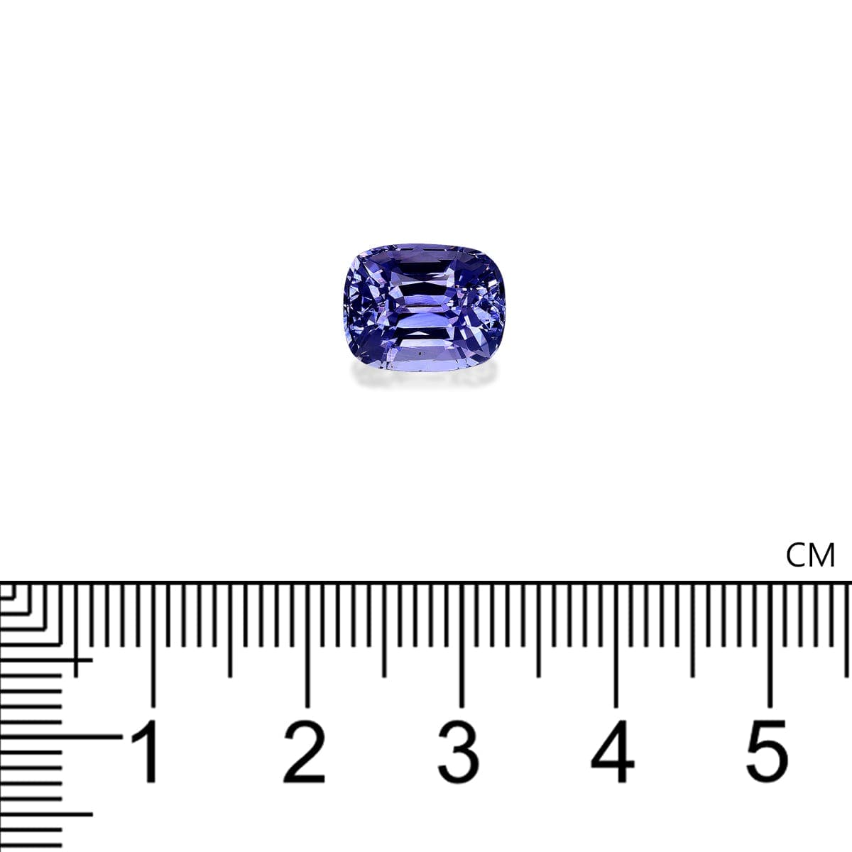 Blauer Saphir Kissenschliff 5,19 ct
