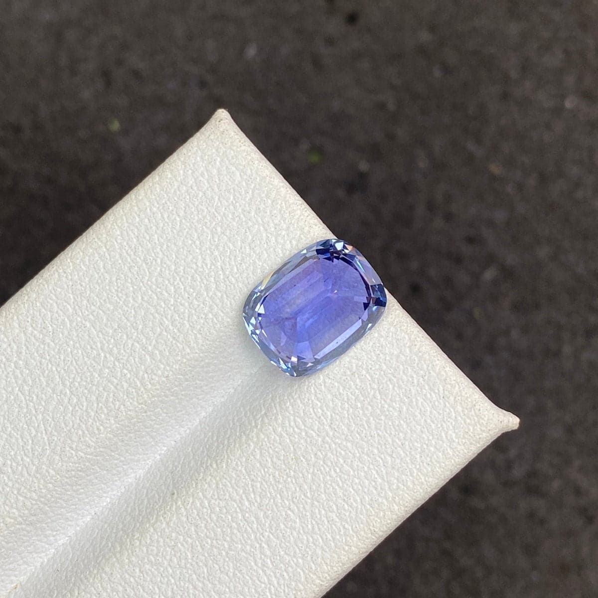 Blauer Saphir Kissenschliff 5,19 ct
