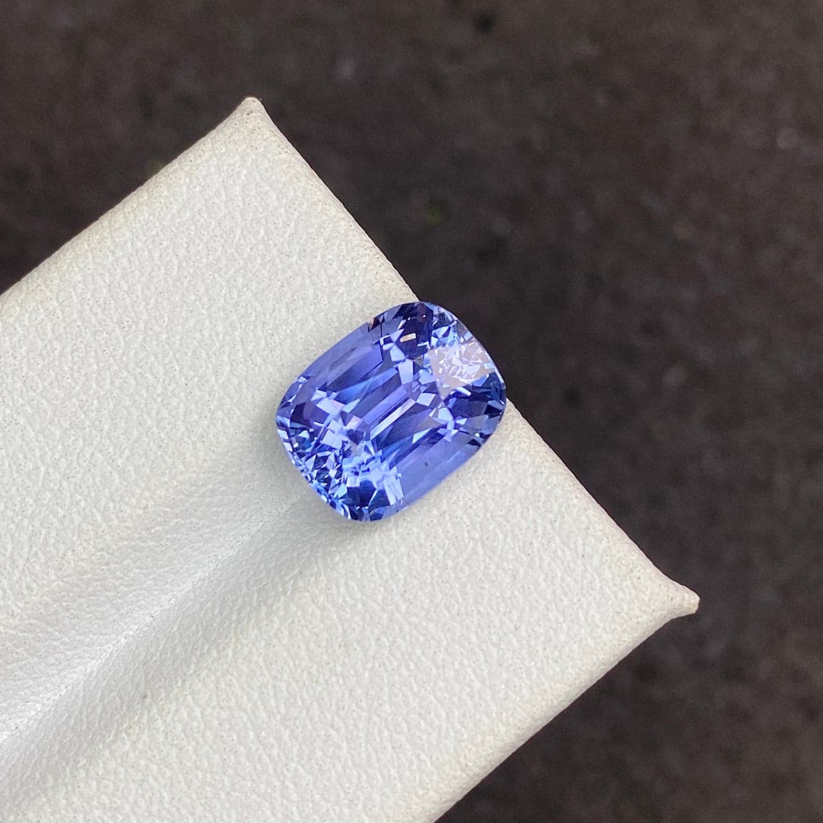 Blauer Saphir Kissenschliff 5,19 ct