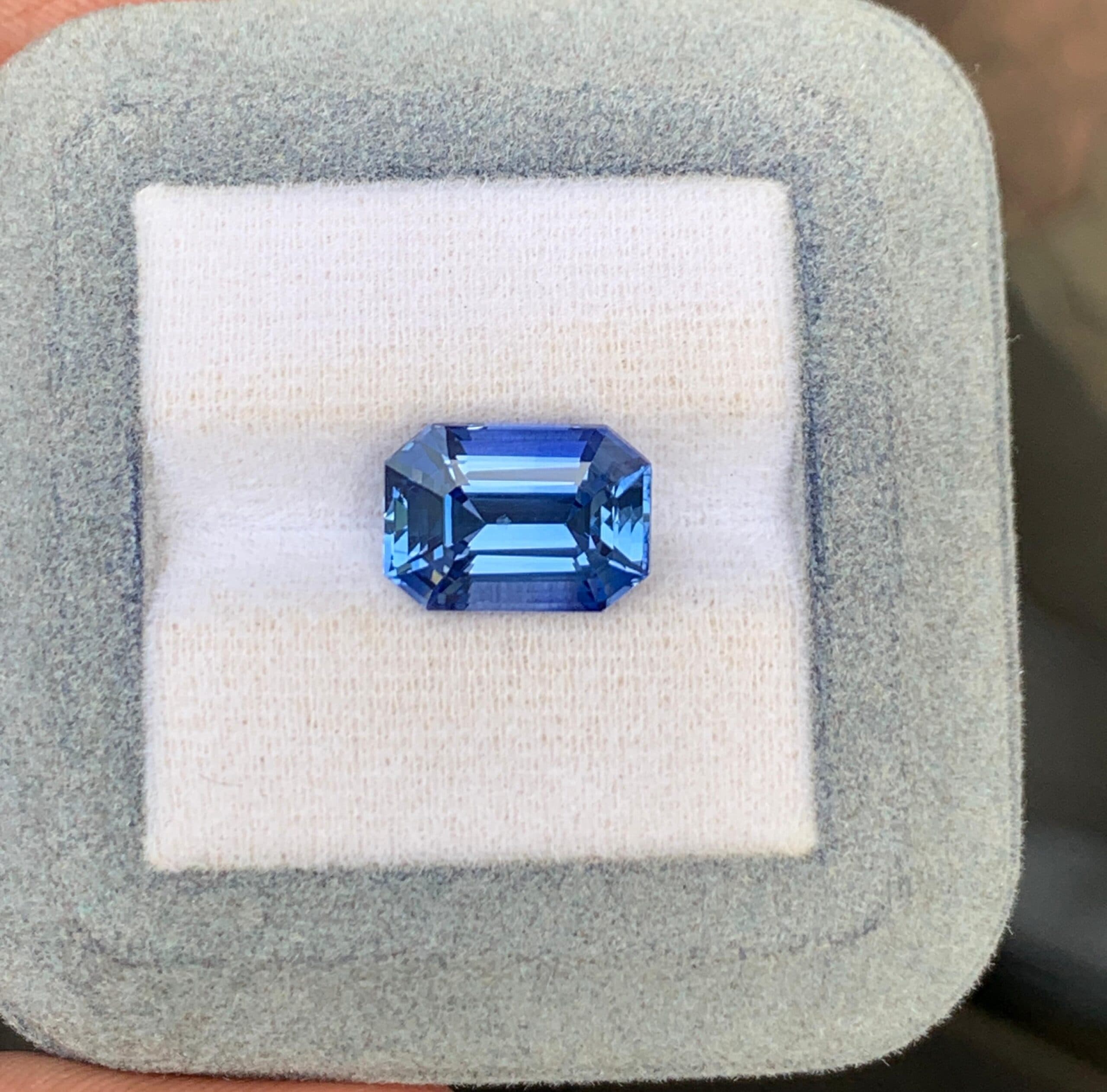 Blue Sapphire Rectangle 7.20ct