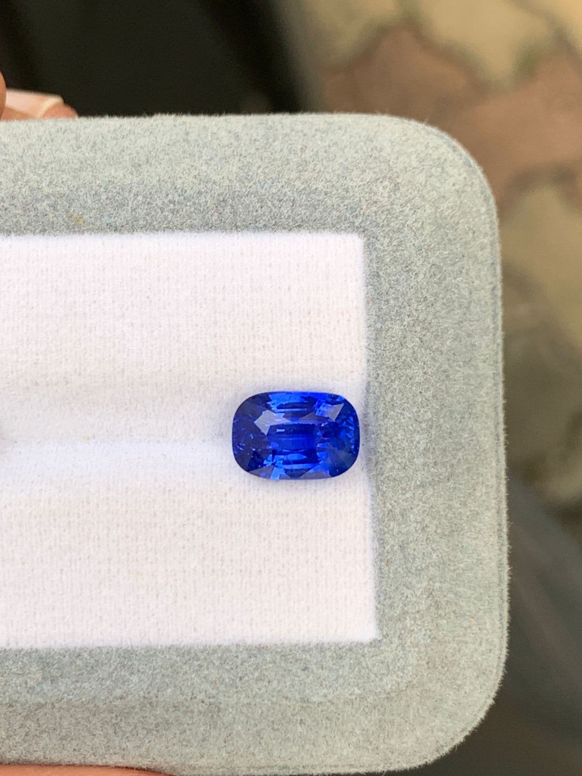Blue Sapphire Cushion Cut 4.60ct