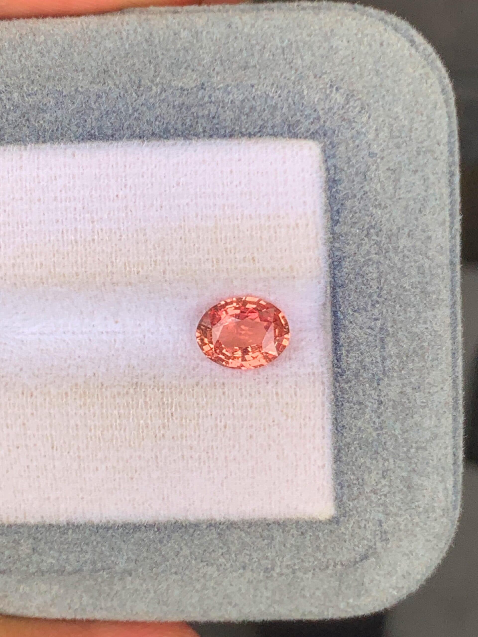 Padparadscha Sapphire Oval 1.53ct — Madagascar