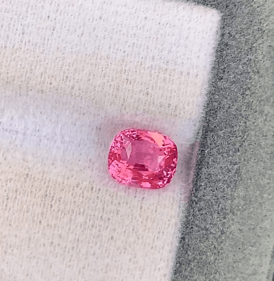 Padparadscha Sapphire Cushion 2ct