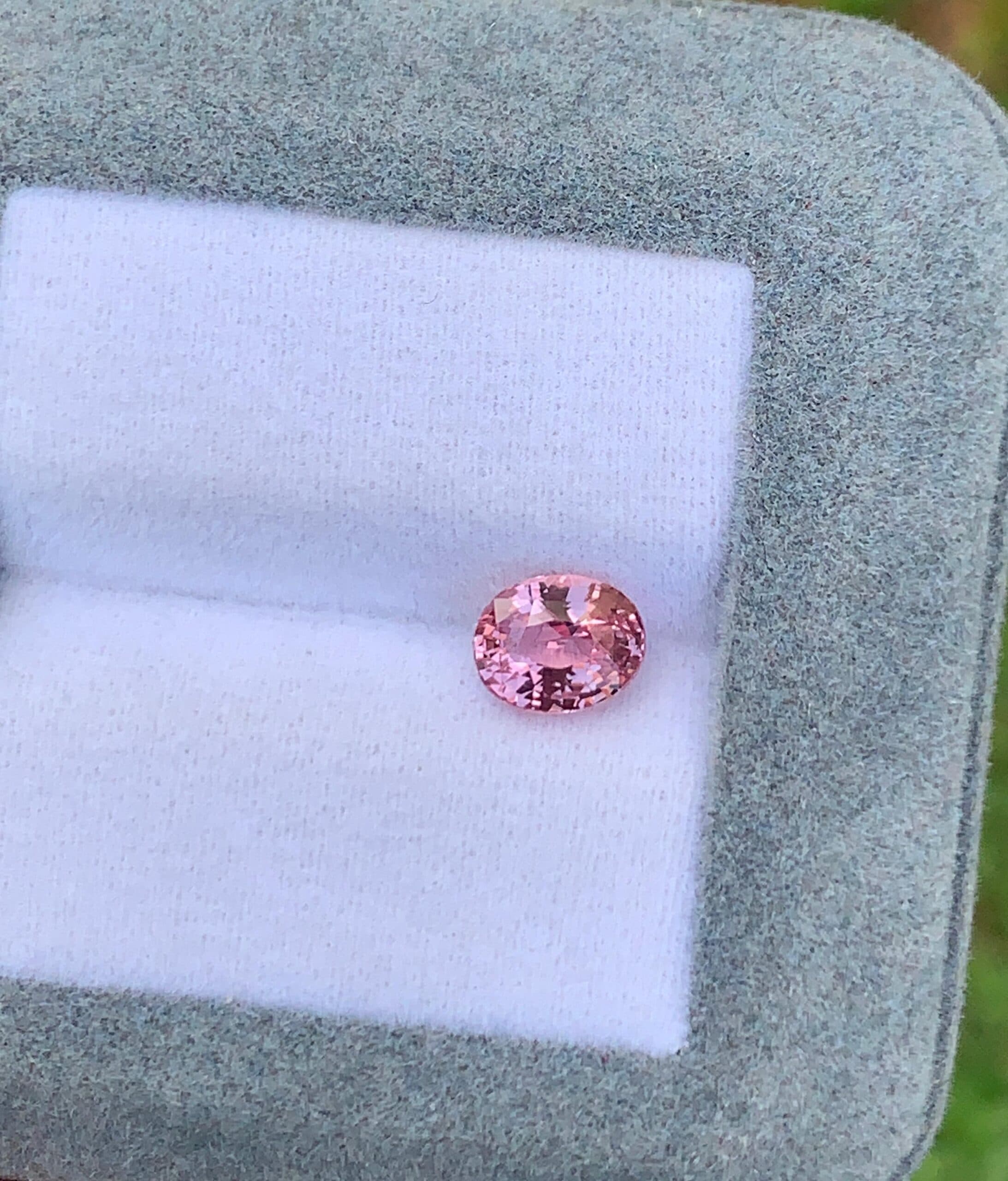 Oval Padparadscha Sapphire 1.50ct — Madagascar