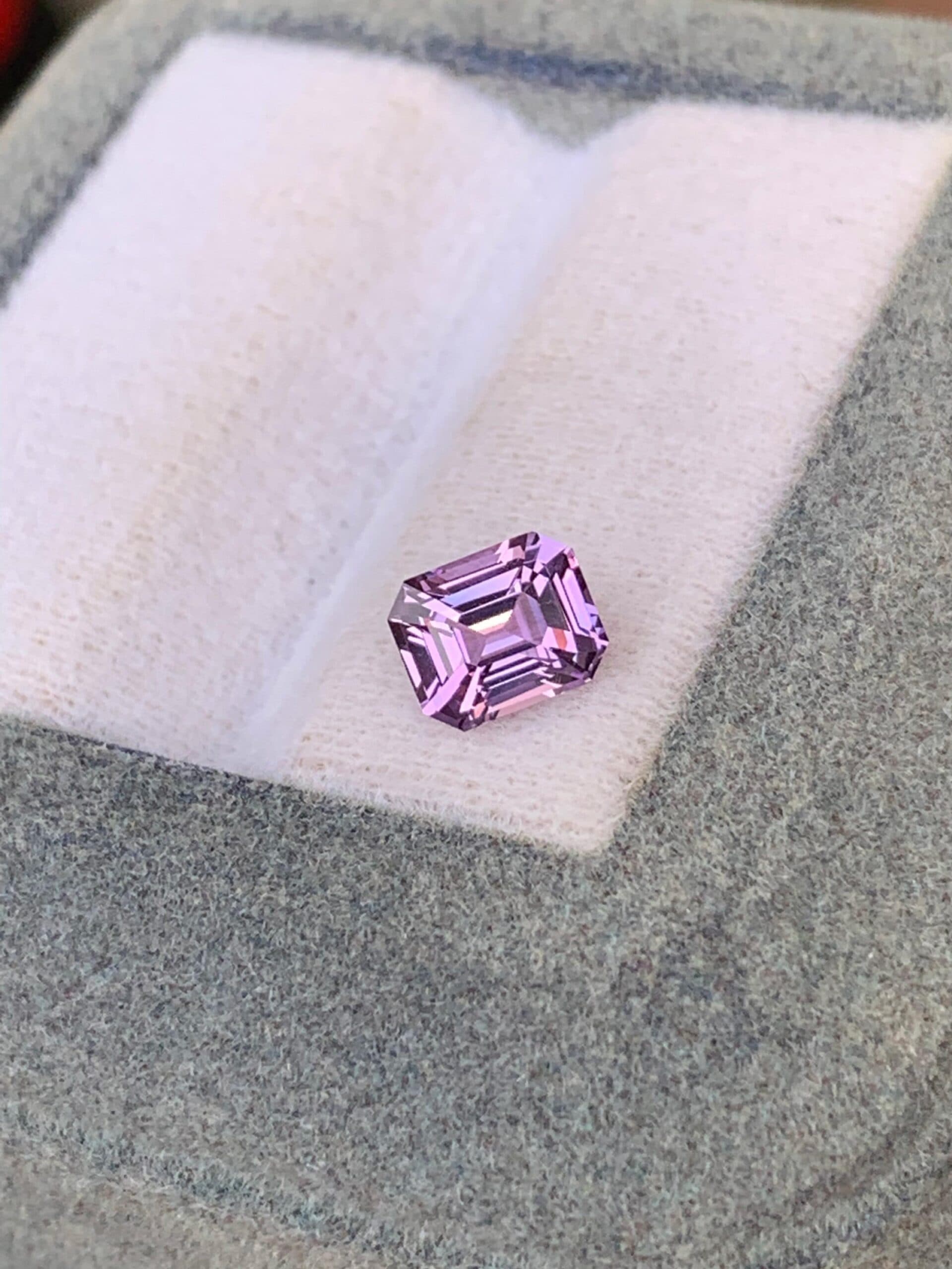 Purple Sapphire Rectangle 1.08ct
