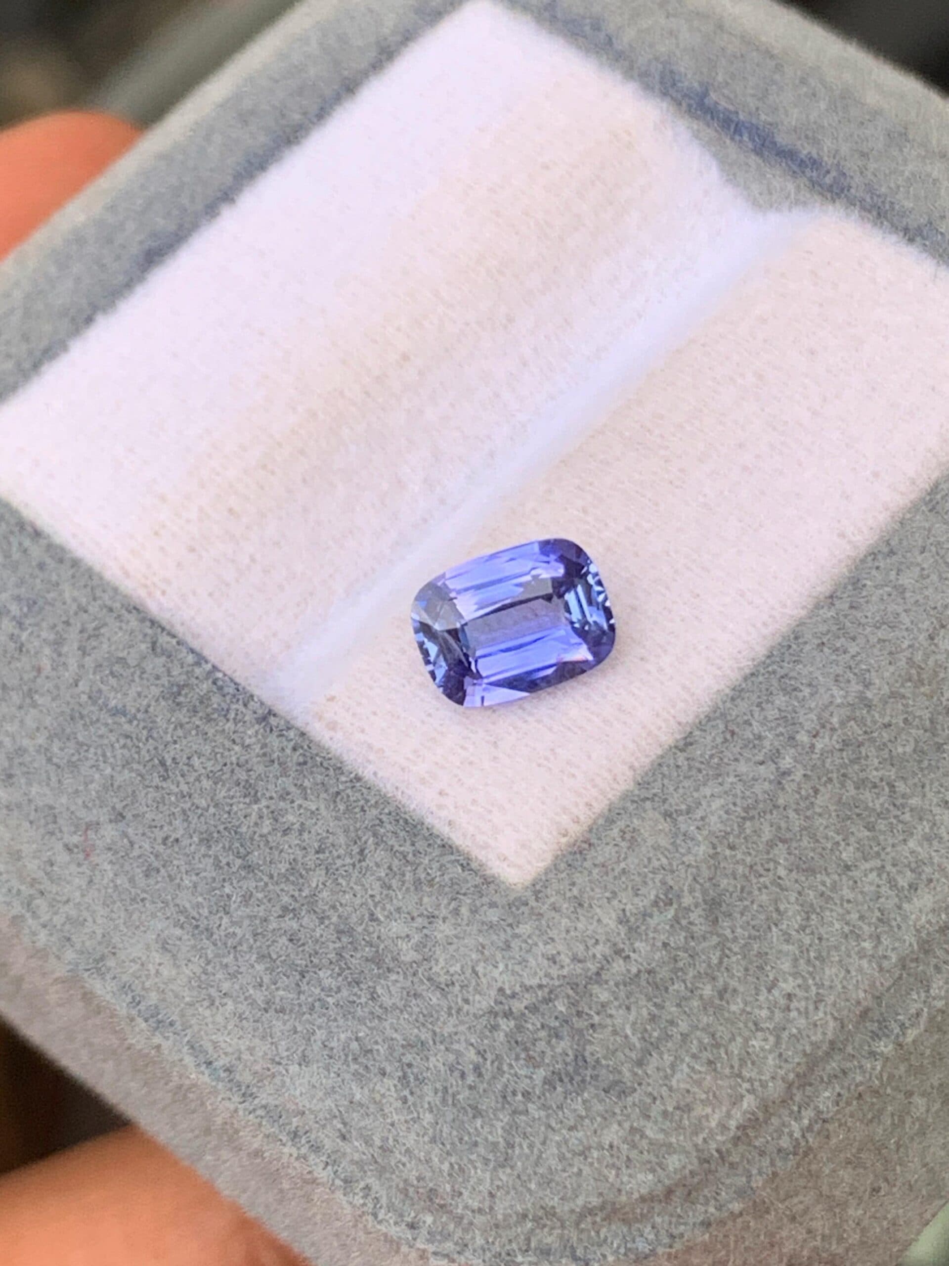 Purple Sapphire Cushion 1.25ct