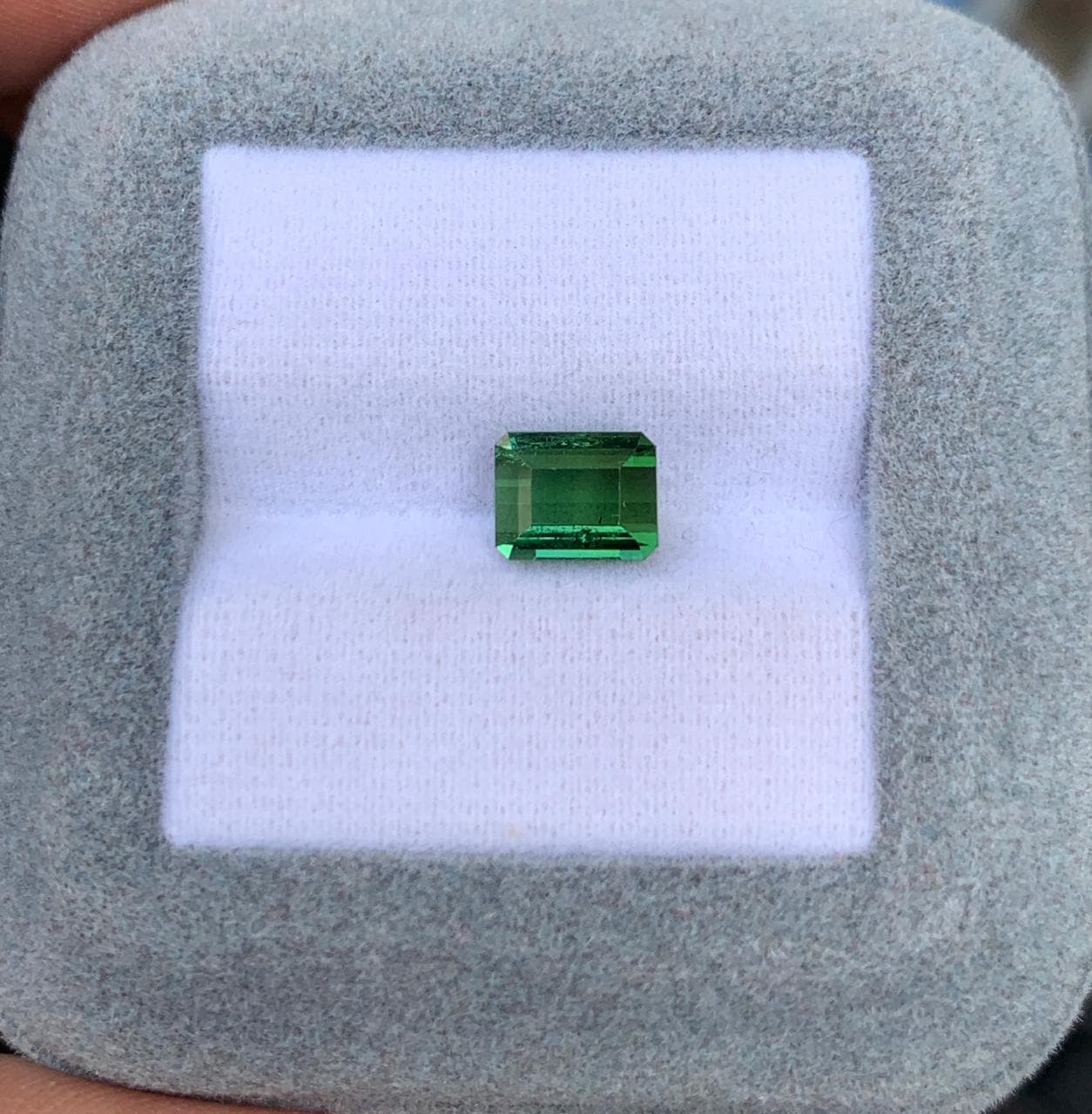 Green Tourmaline Rectangle 1.98ct
