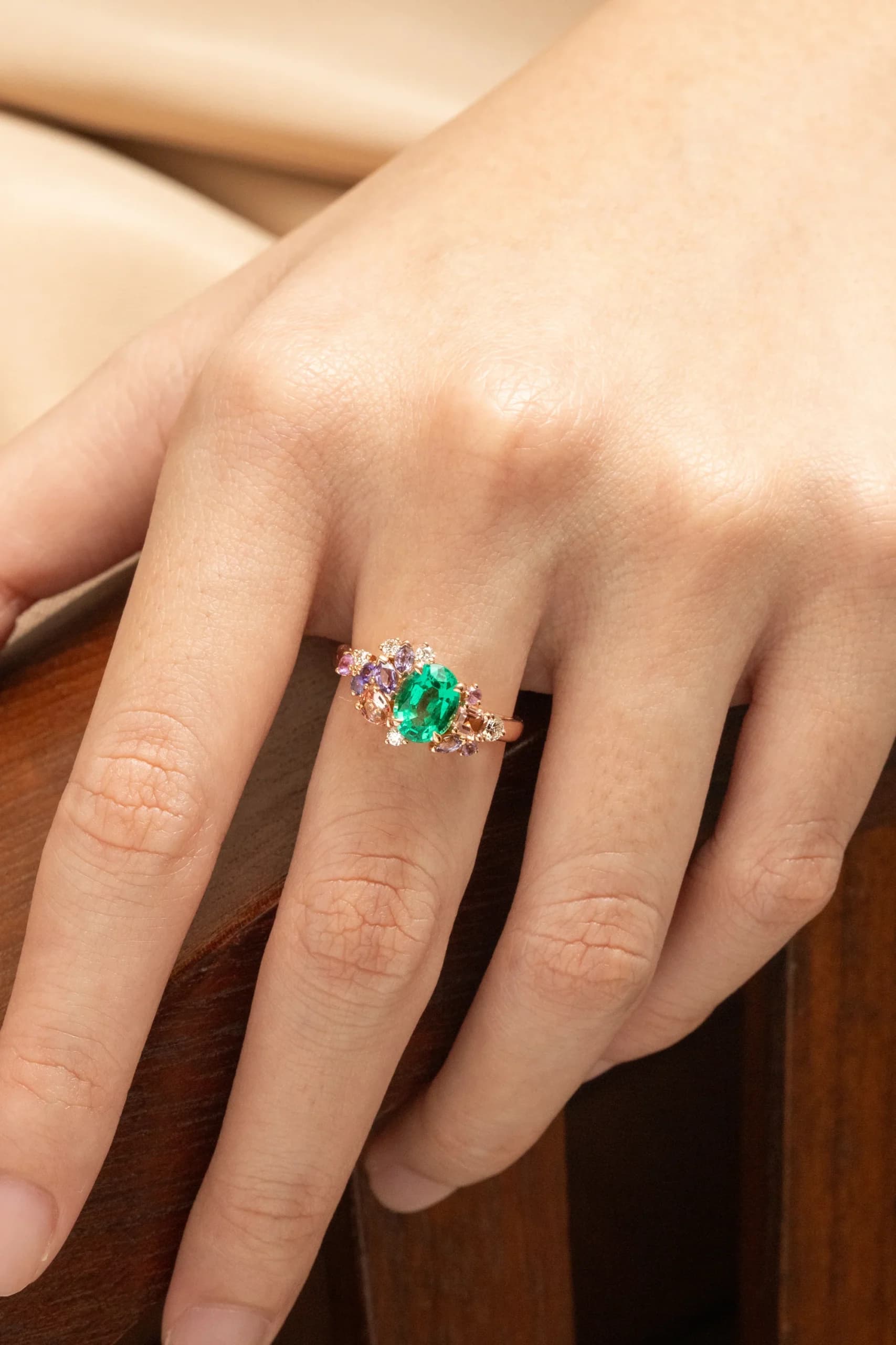 bague emeraude 2,04ct