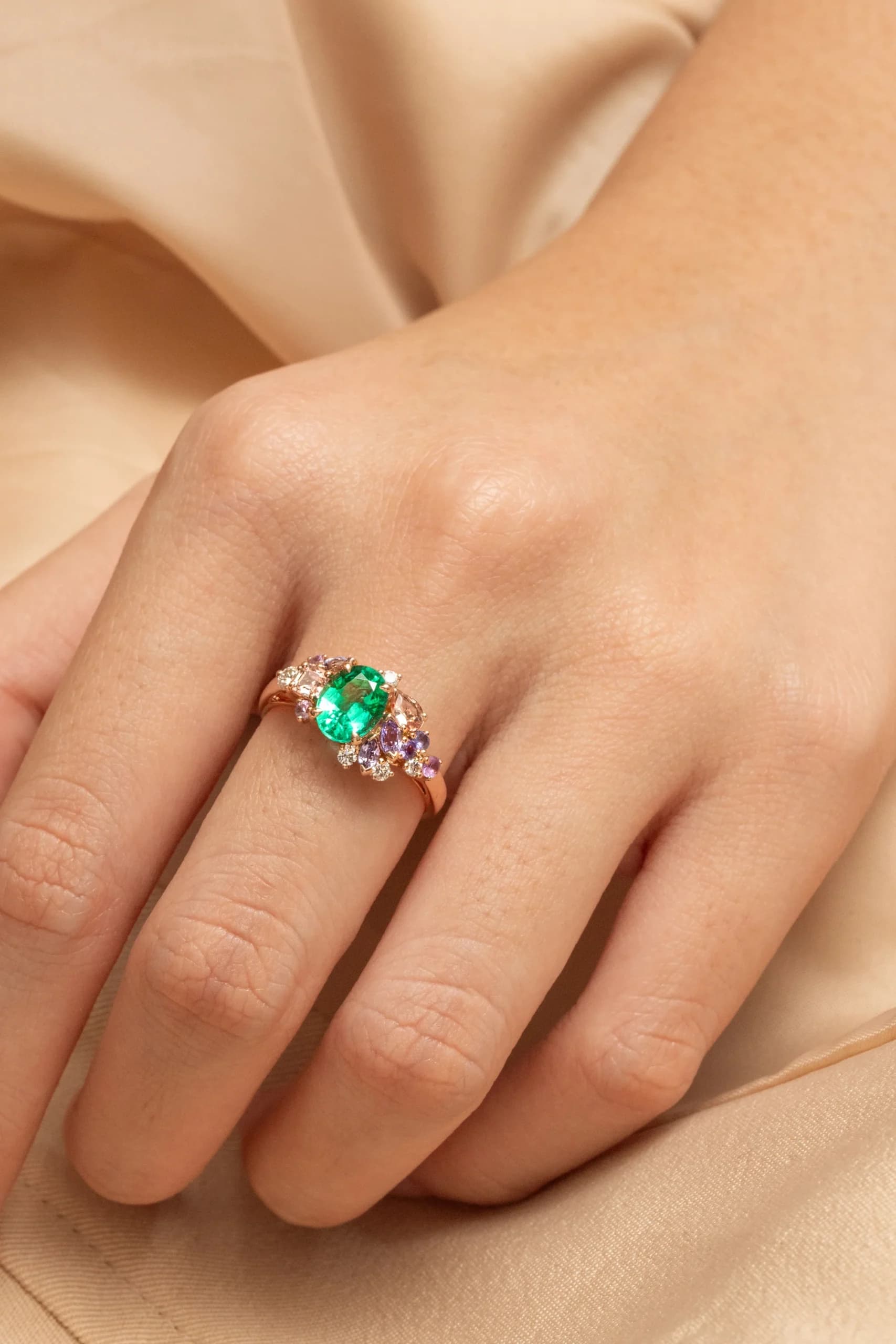bague emeraude 2,04ct