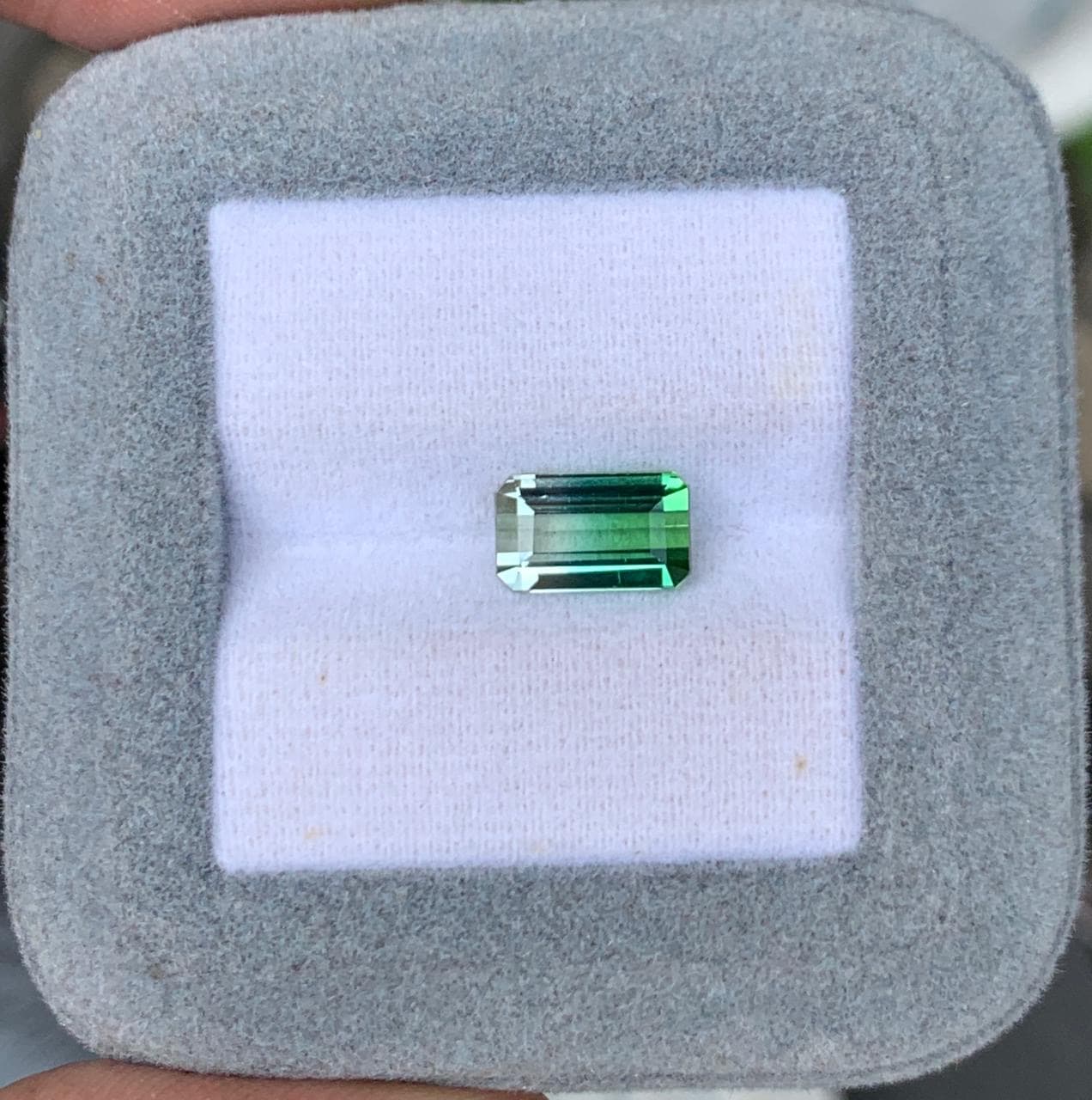 Bi-Color Tourmaline Rectangle 2.32ct — Other
