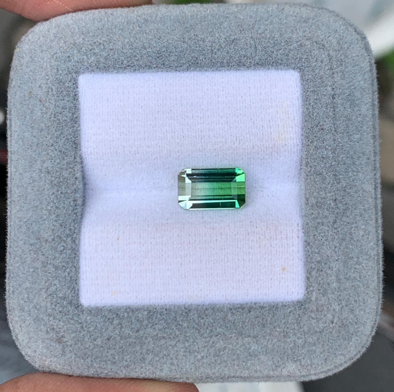 Bi-Color Tourmaline Rectangle 2.32ct — Other